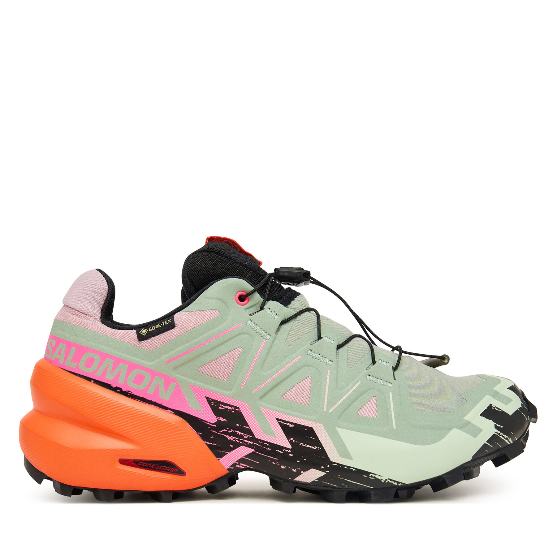Trekking čevlji Salomon Speedcross 6 Gtx Icon L45486900 Svetlo zelena