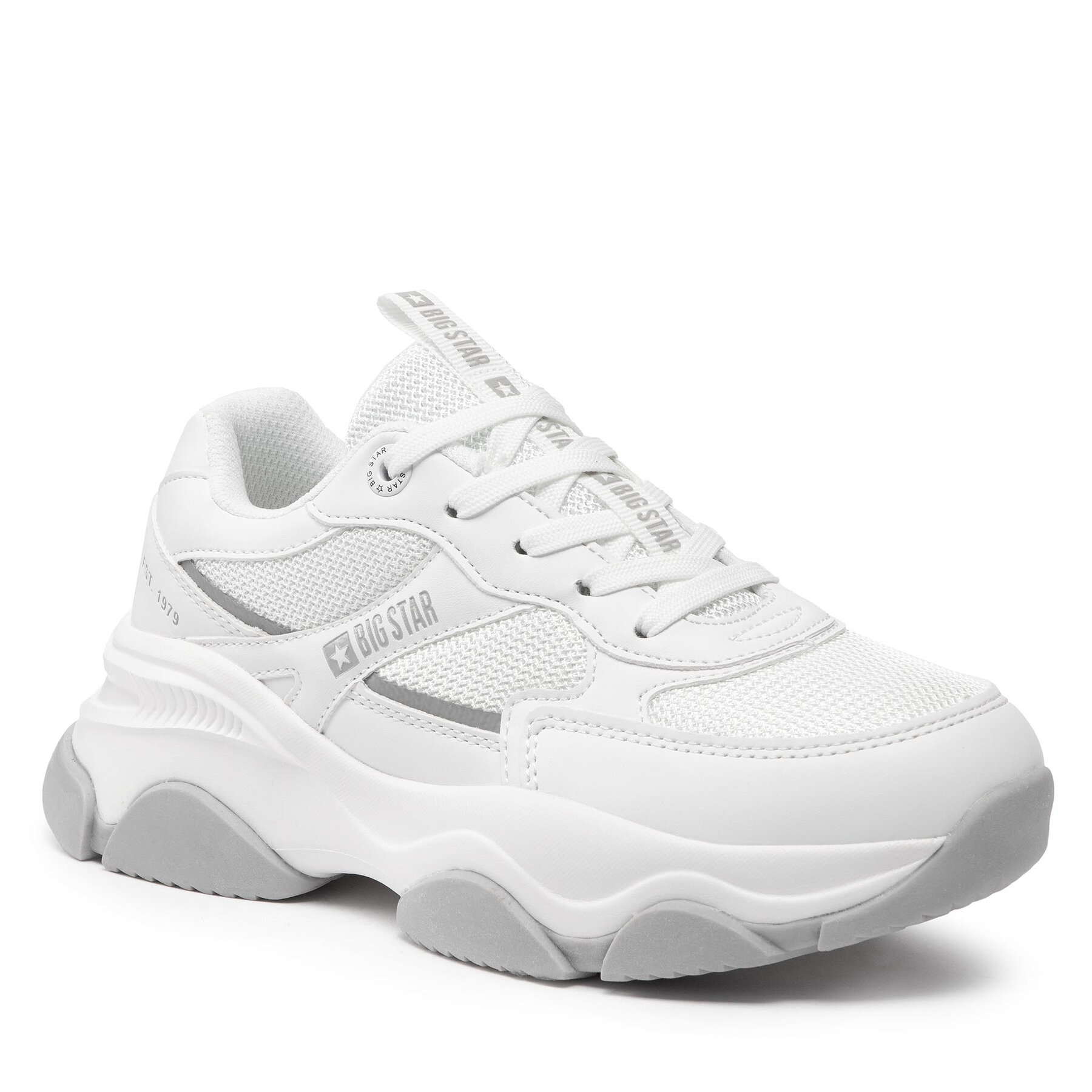 Sneakers Big Star ShoesBig Star Shoes JJ274579 White/Lt.Grey