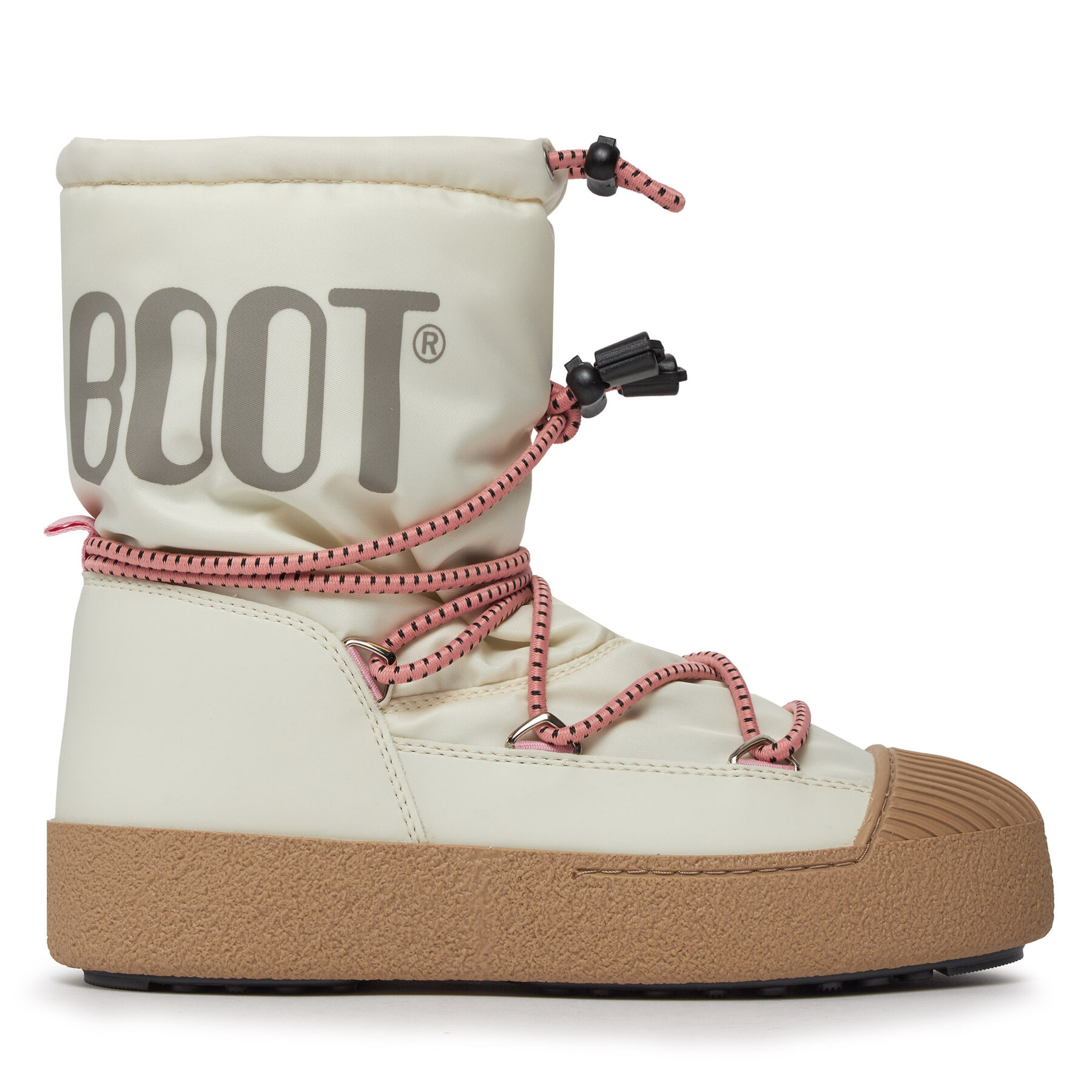 Női Hótaposó Moon Boot, Méret: 37, Ekru, Ltrack Polar 24501000003