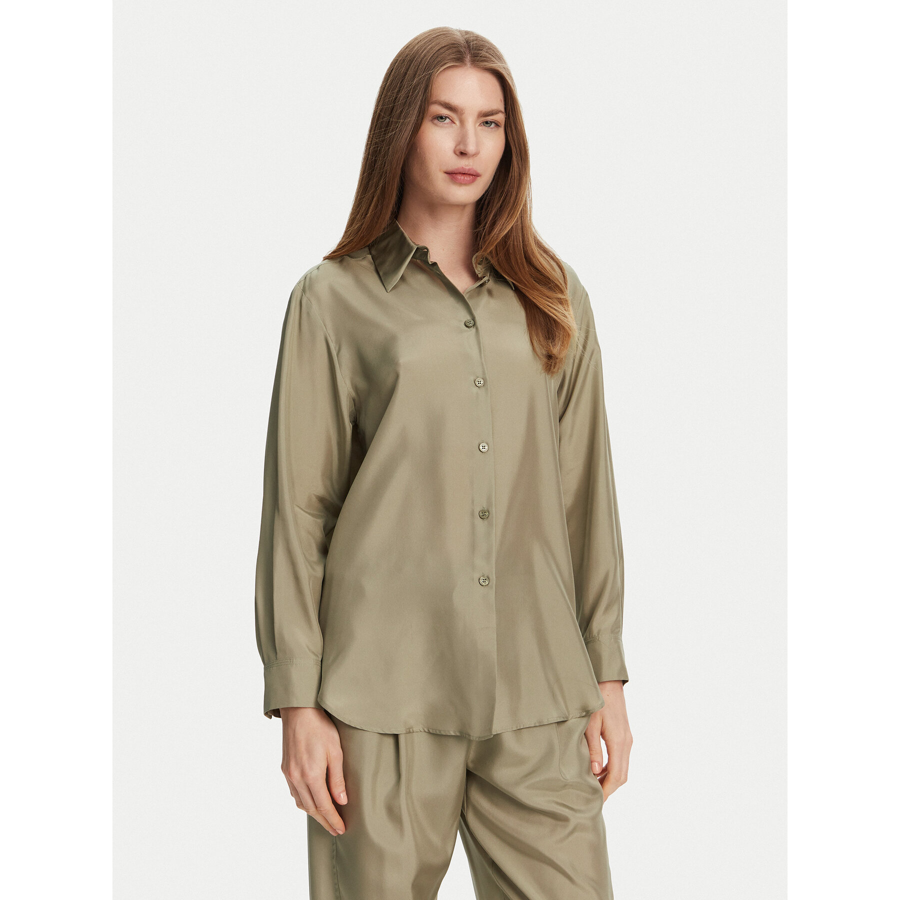 Marella Hemd Alec 2513111015 Grün Regular Fit