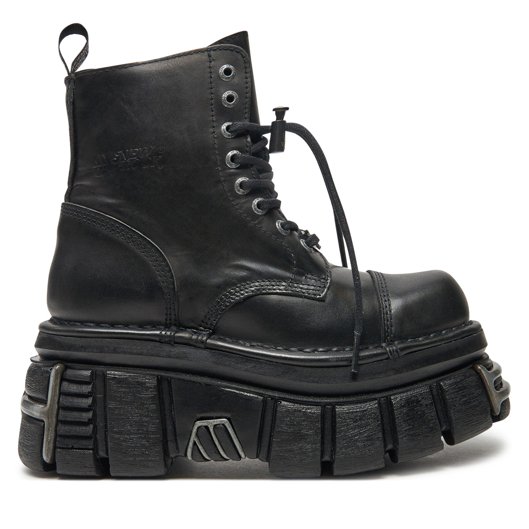 Chaussures Rangers NEW ROCK M-NEWMILI083-S37 Noir