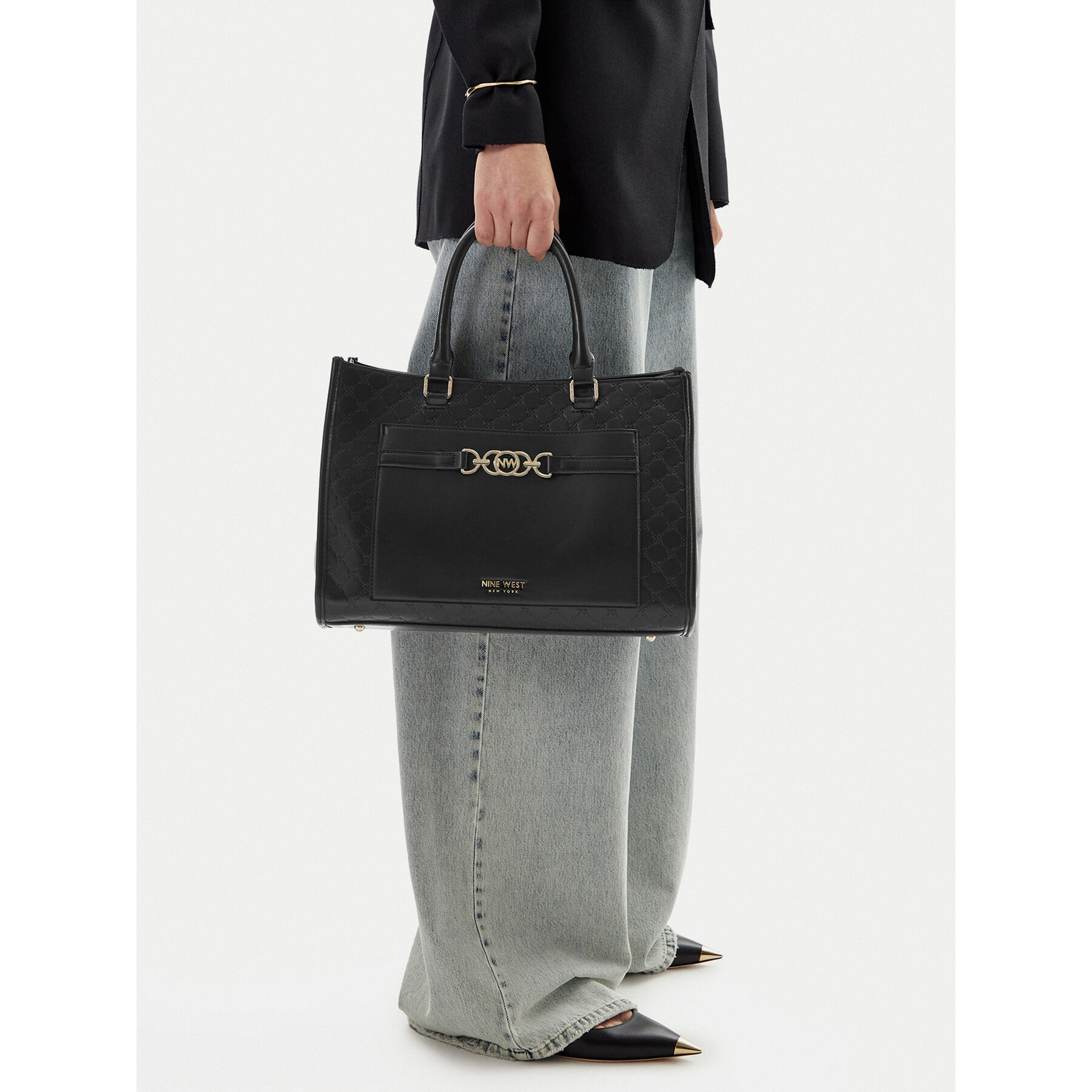 Borsetta Nine West CEO-LUNA-II-H242045 Nero