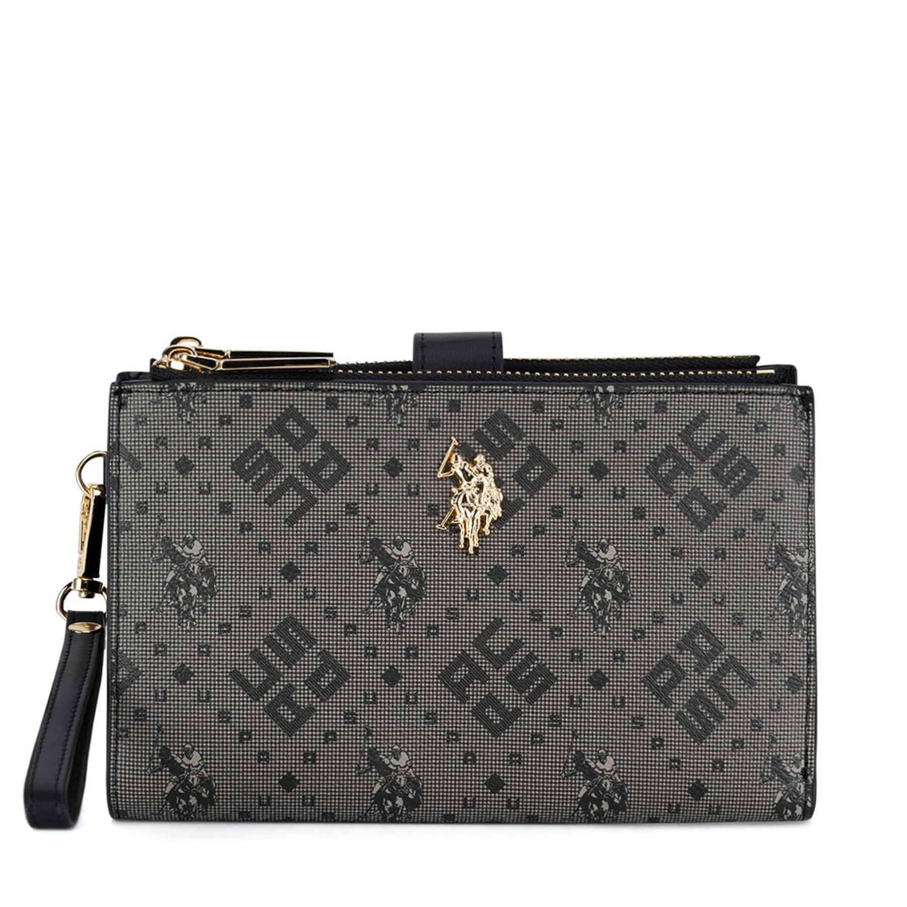 Portefeuille femme grand format U.S. Polo Assn. BIUXT6224WVP Noir