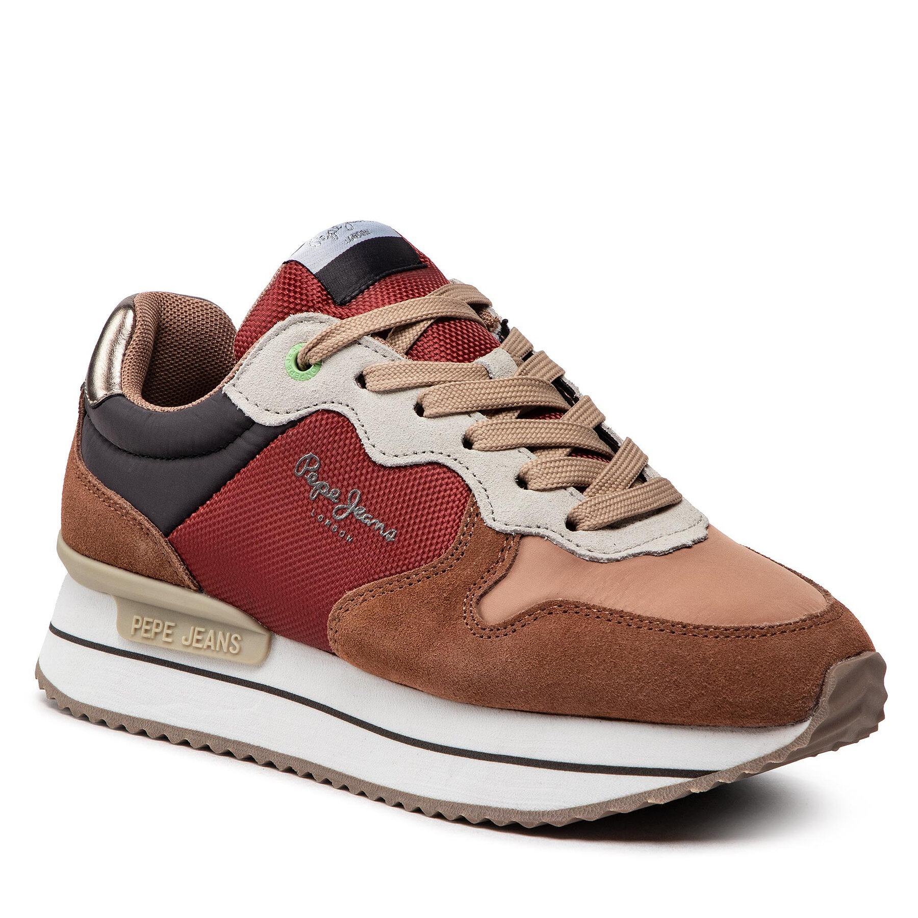 Sneakers Pepe Jeans Rusper Poise PLS31365 Russet 270 epantofi.ro imagine noua