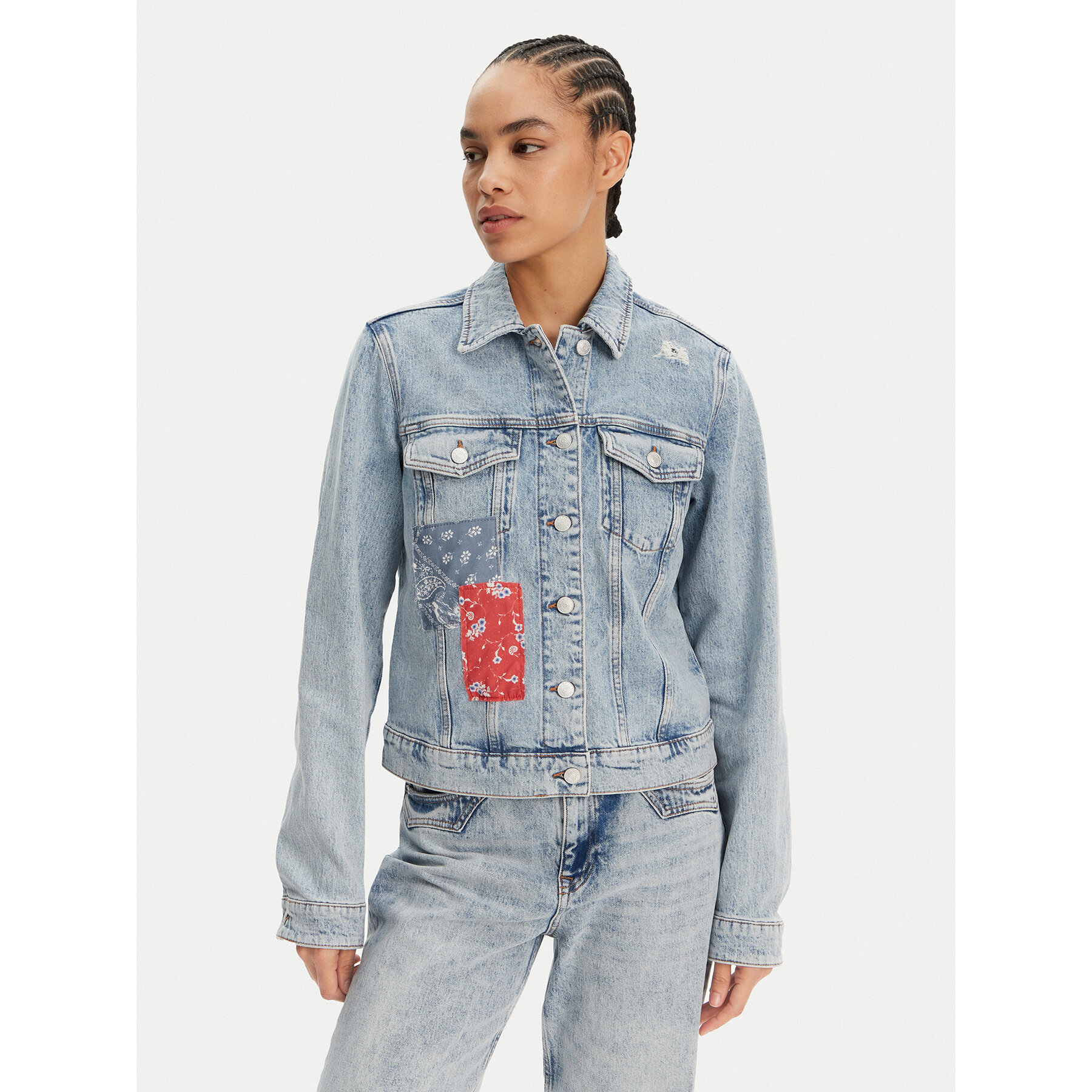 Tommy Jeans Jeansjacke Classic DW0DW20116 Blau Regular Fit