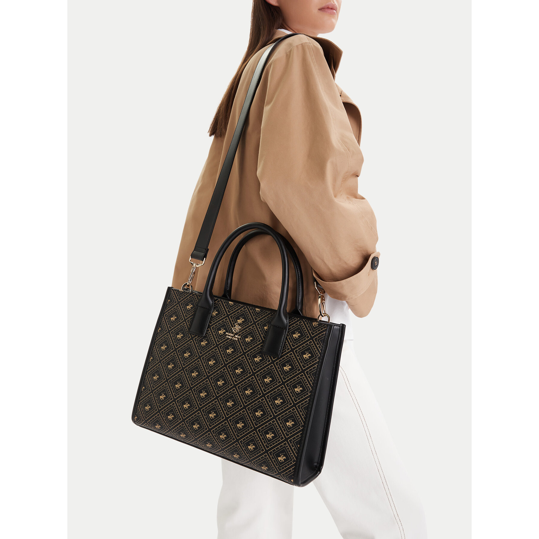 Дамска чанта Beverly Hills Polo Club CEO-BHPC-S-004-07 Черен