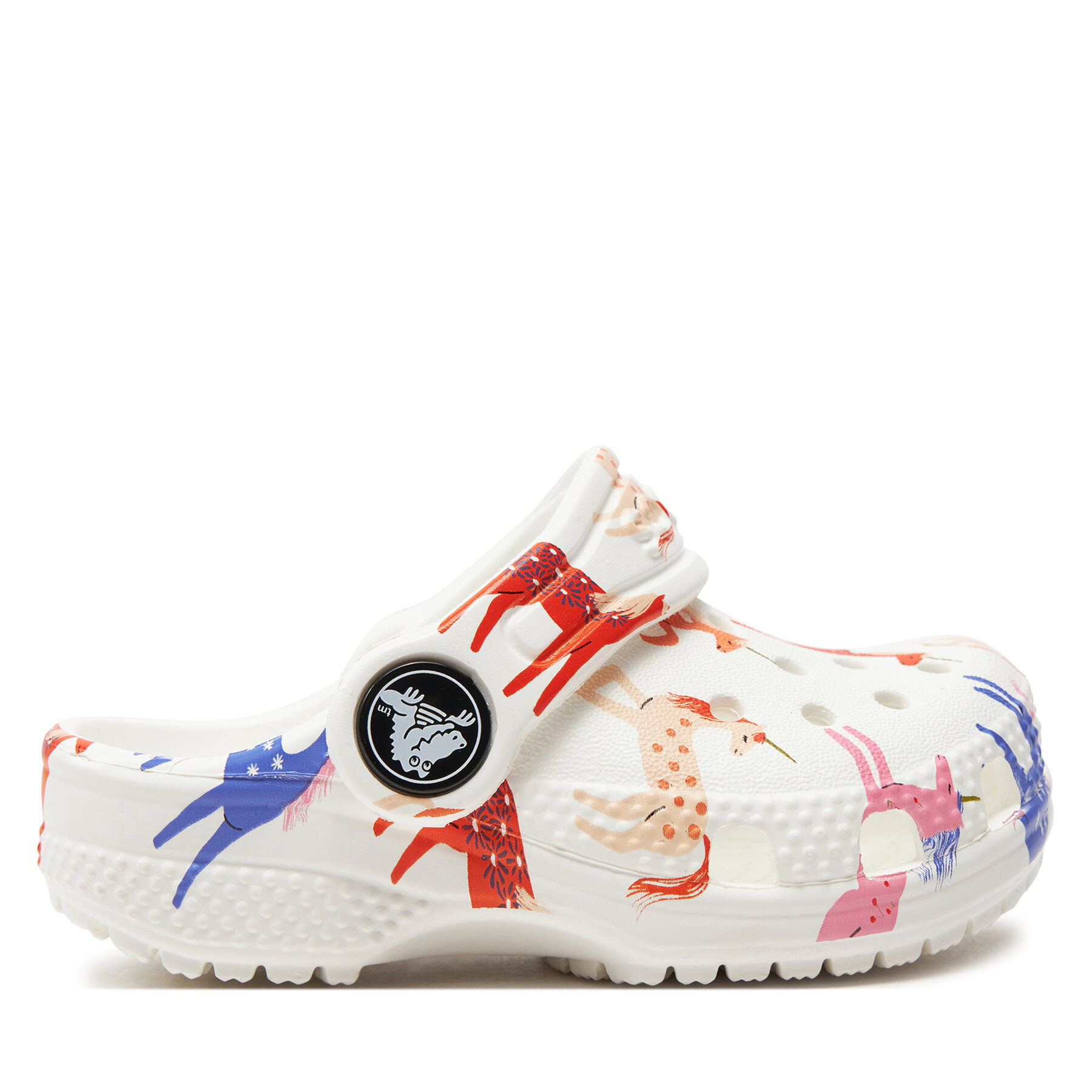 Ciabatte Crocs Classic Character Print Clog T 209697 Bianco