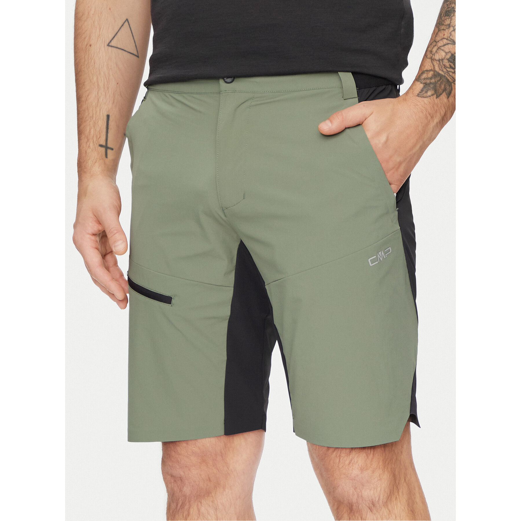 CMP Sportshorts 33T6667 Grün Active Fit