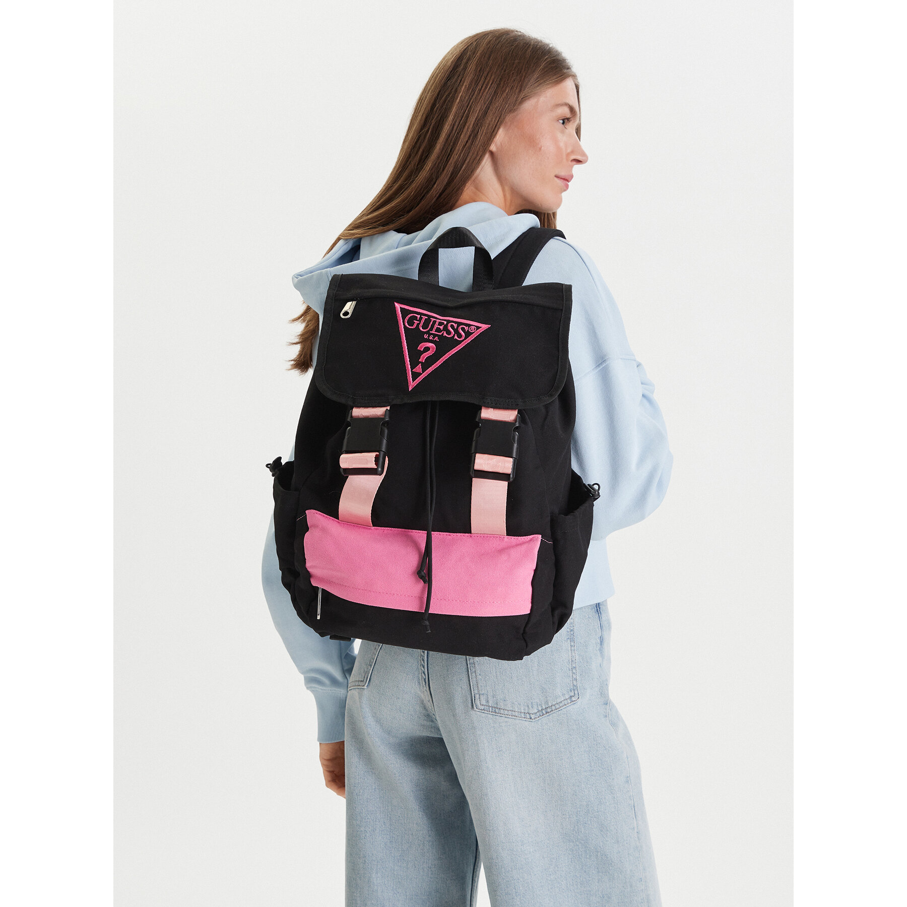 Rucsac Guess H5YZ02 WHEC0 Negru