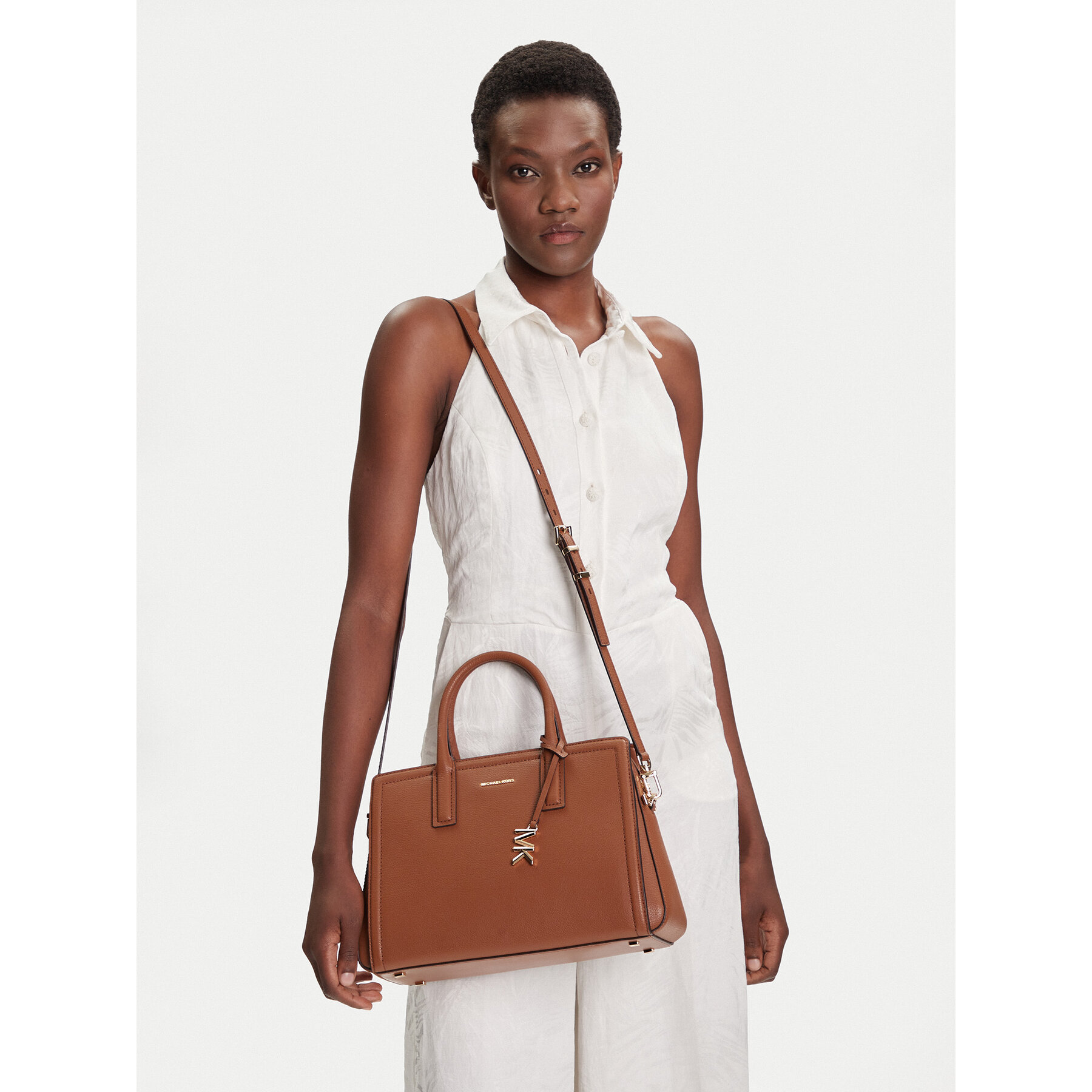 Geantă MICHAEL Michael Kors Laila 30R5G9IS6L Maro