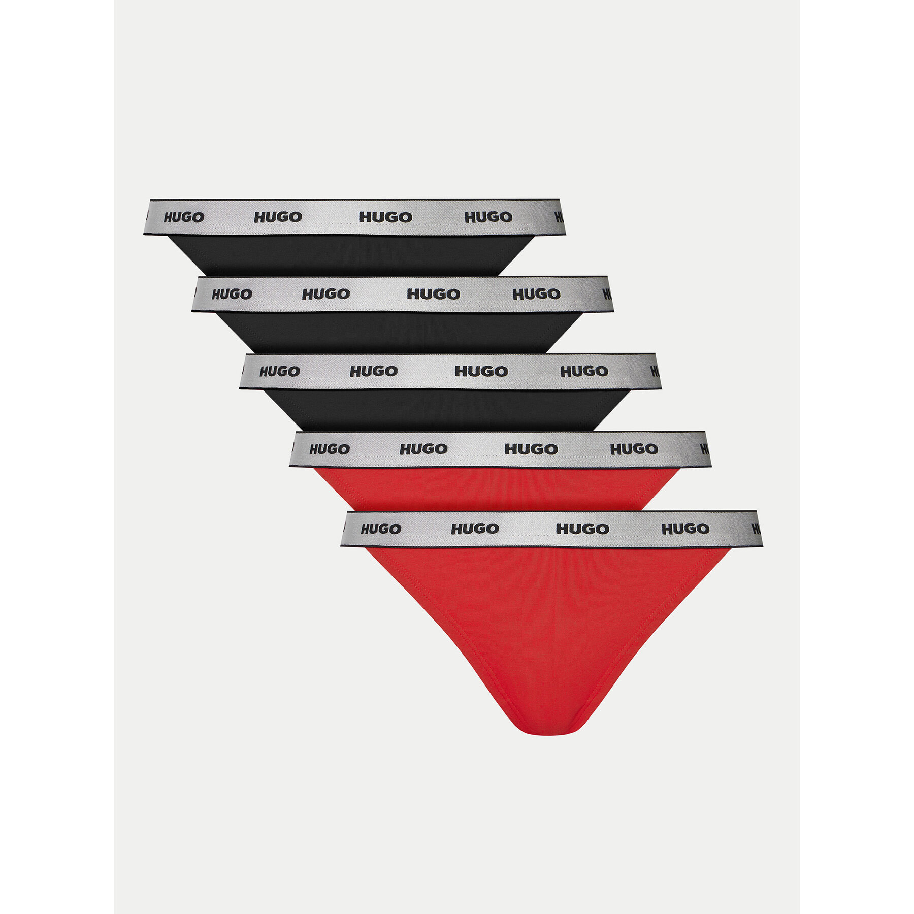 HUGO Tanga szett Fivepack 50527208 Színes