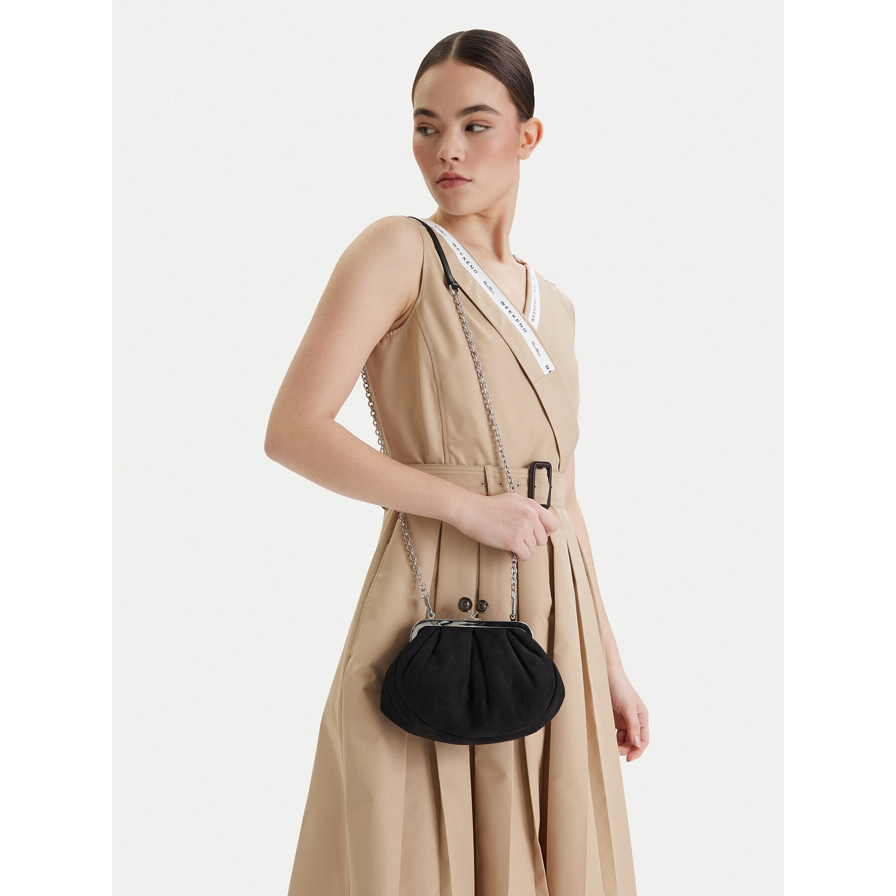 Geantă Weekend Max Mara 2615511014650 Negru