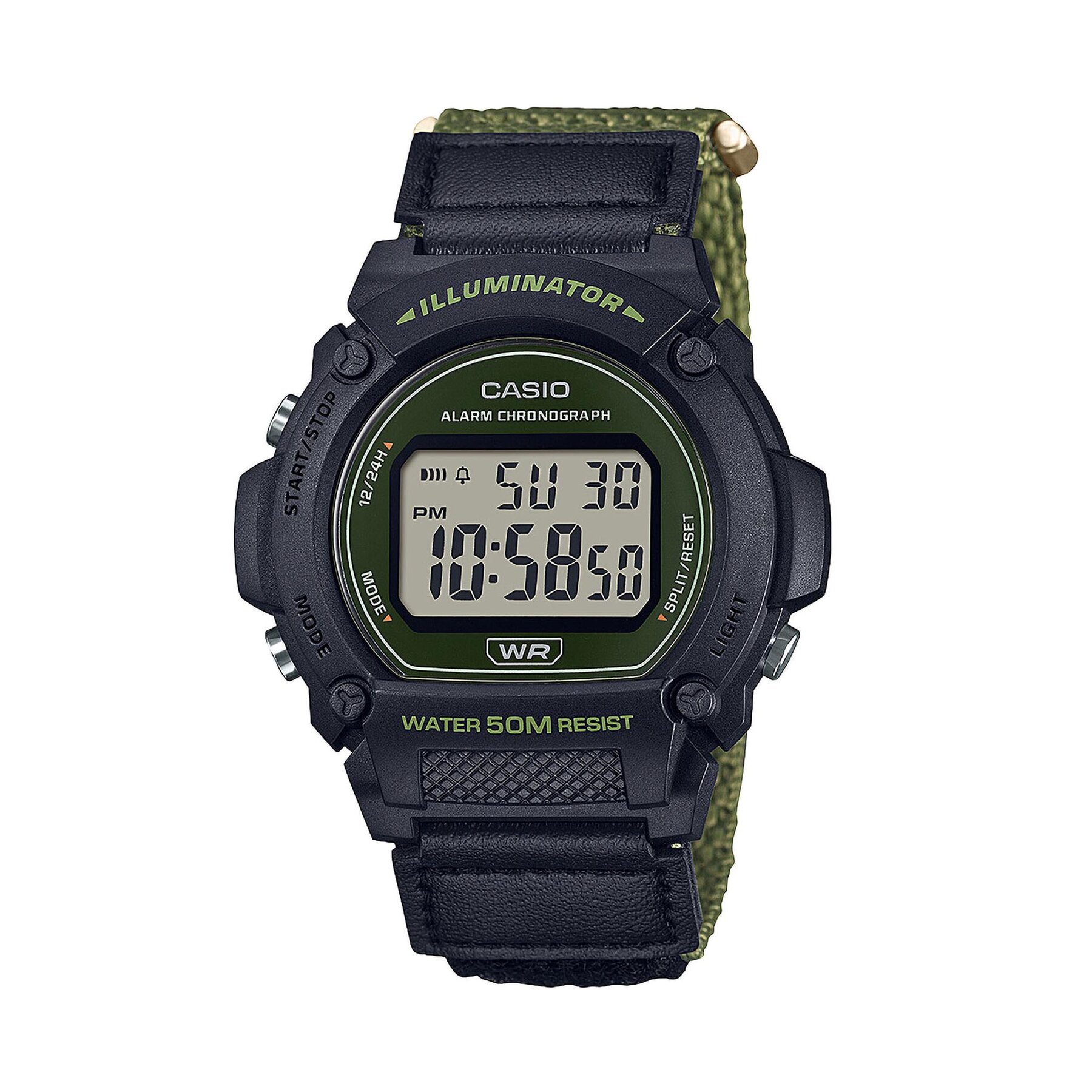 Ročna ura Casio W-219HB-3AVEF Črna