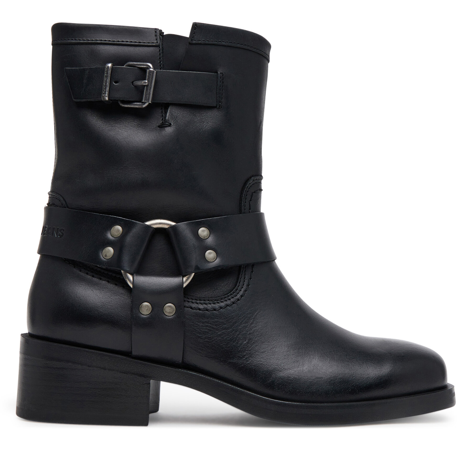 Čizme Tommy Jeans Tjw Biker EN0EN02811 Crna
