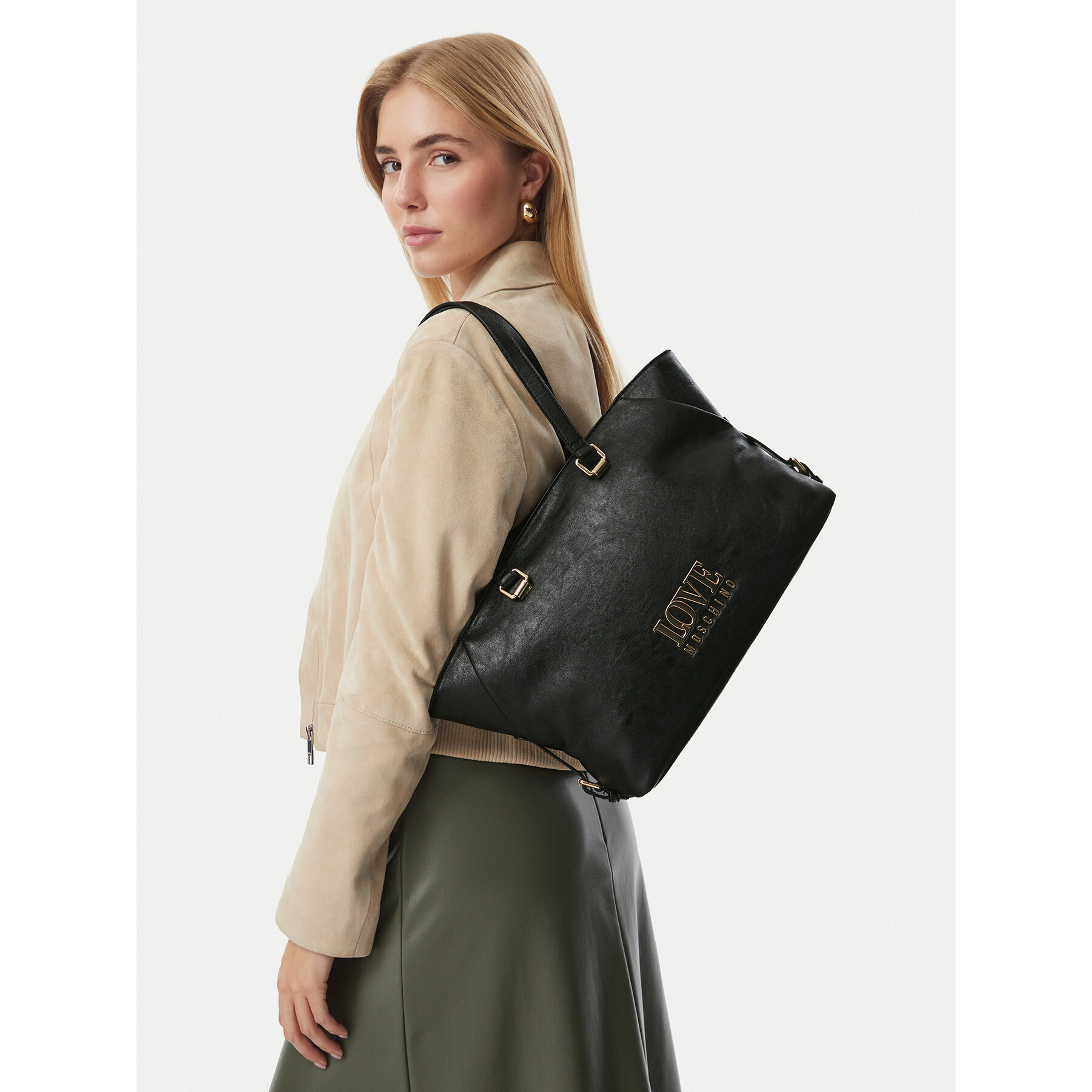 LOVE MOSCHINO Τσάντα LOVE MOSCHINO JC4202PP0PKA0000 Μαύρο