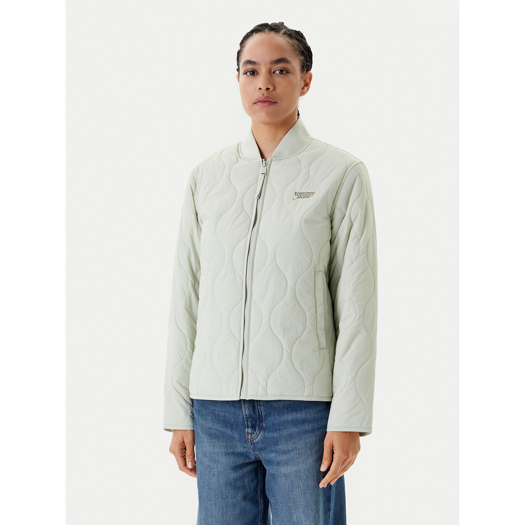 Tommy Jeans Übergangsjacke DW0DW20962 Grün Regular Fit
