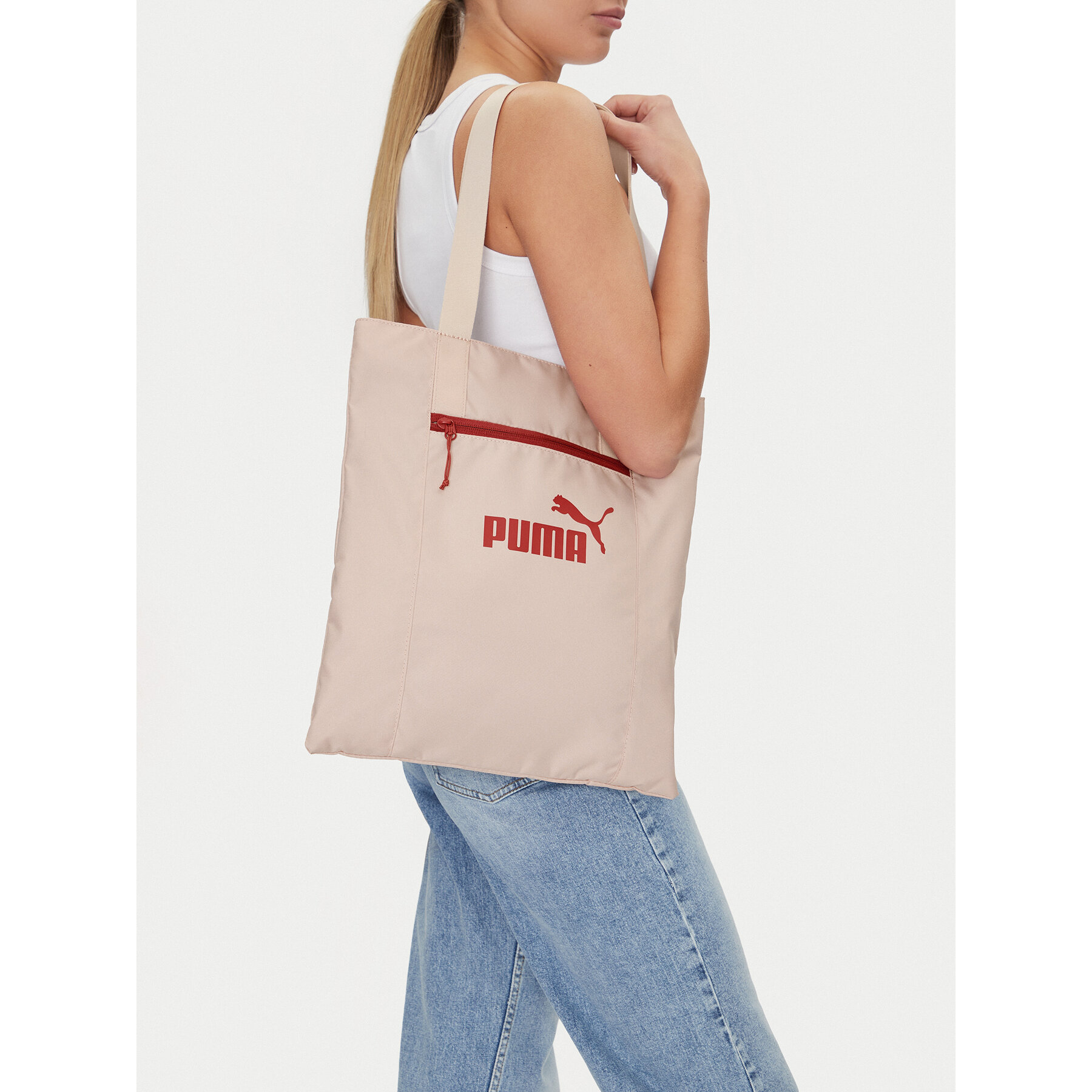 Geantă Puma BASE EA TOTE 9172402 Roz