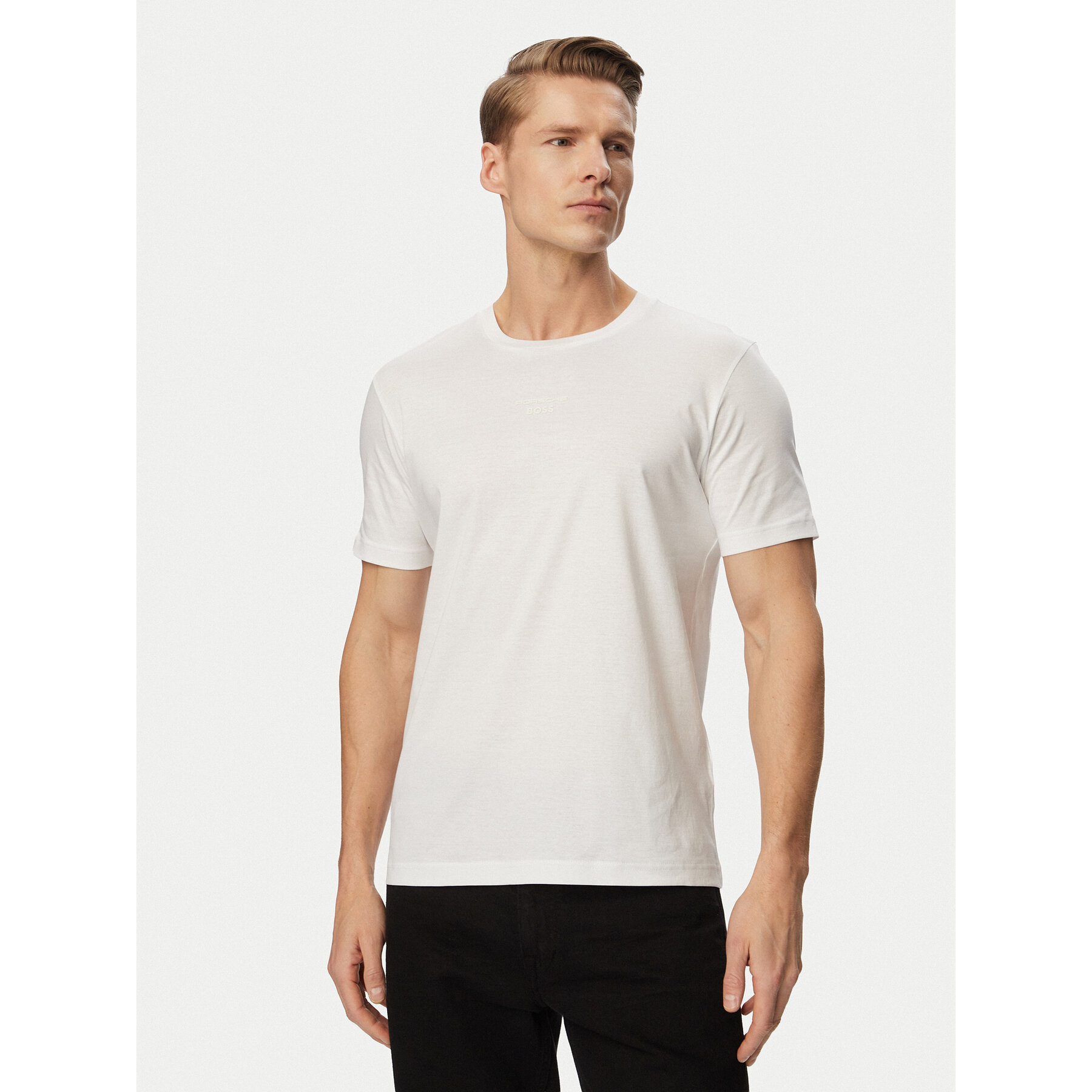 BOSS T-Shirt TS_PS Spirit70 Car 50561856 Weiß Regular Fit