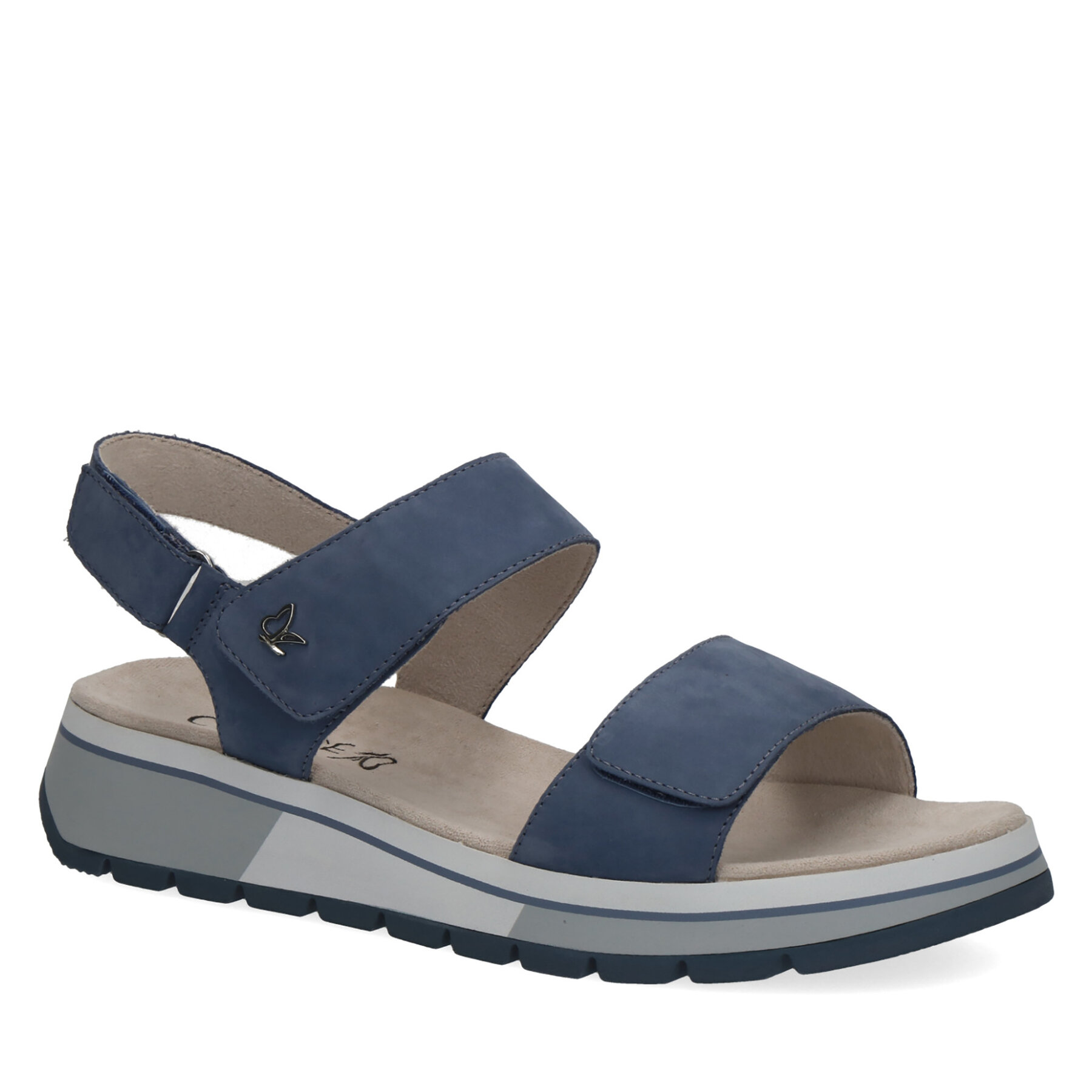 Sandale Caprice 9-28705-20 Jeans Nubuc 895