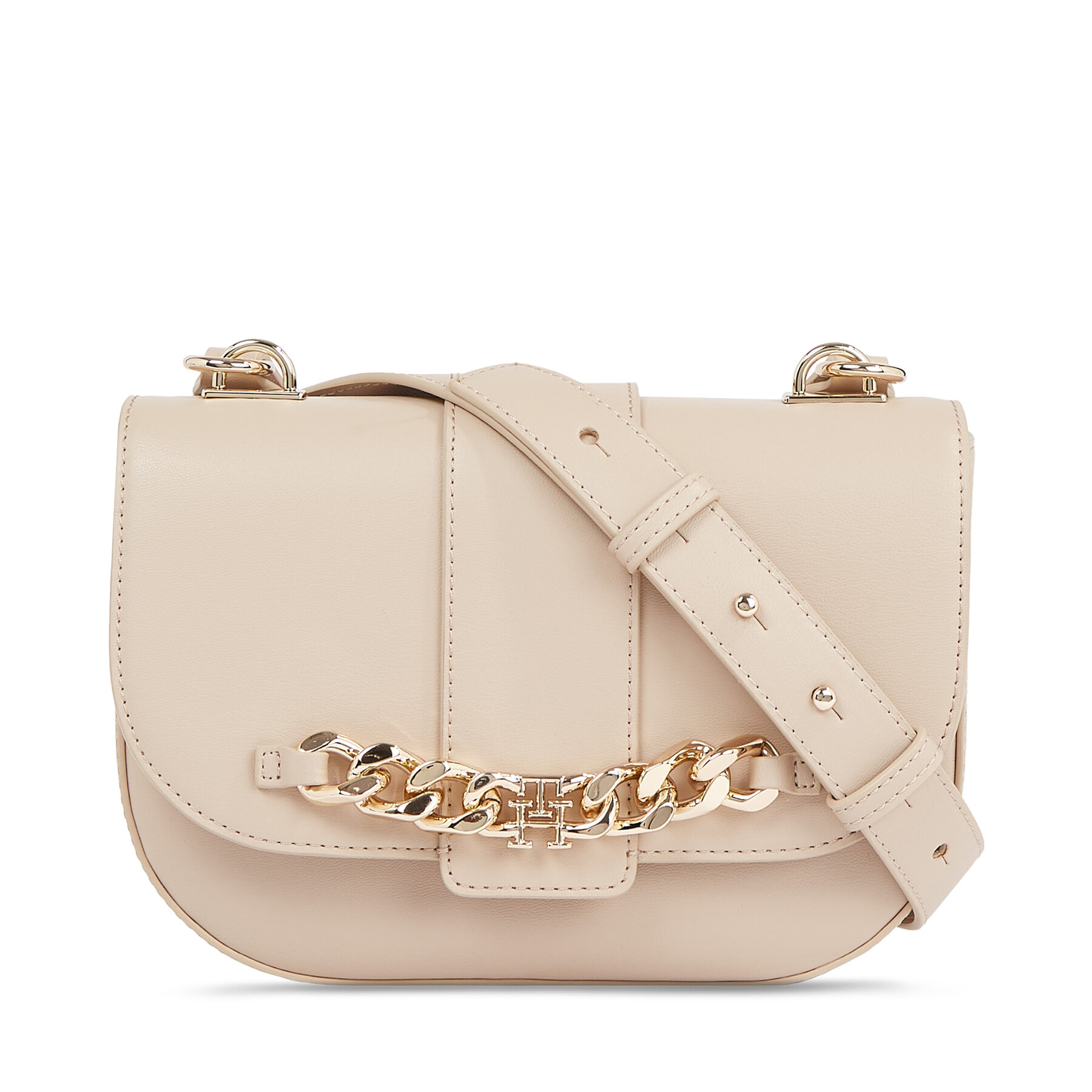 Bolso Tommy Hilfiger Th Luxe Crossover AW0AW15604 Beis