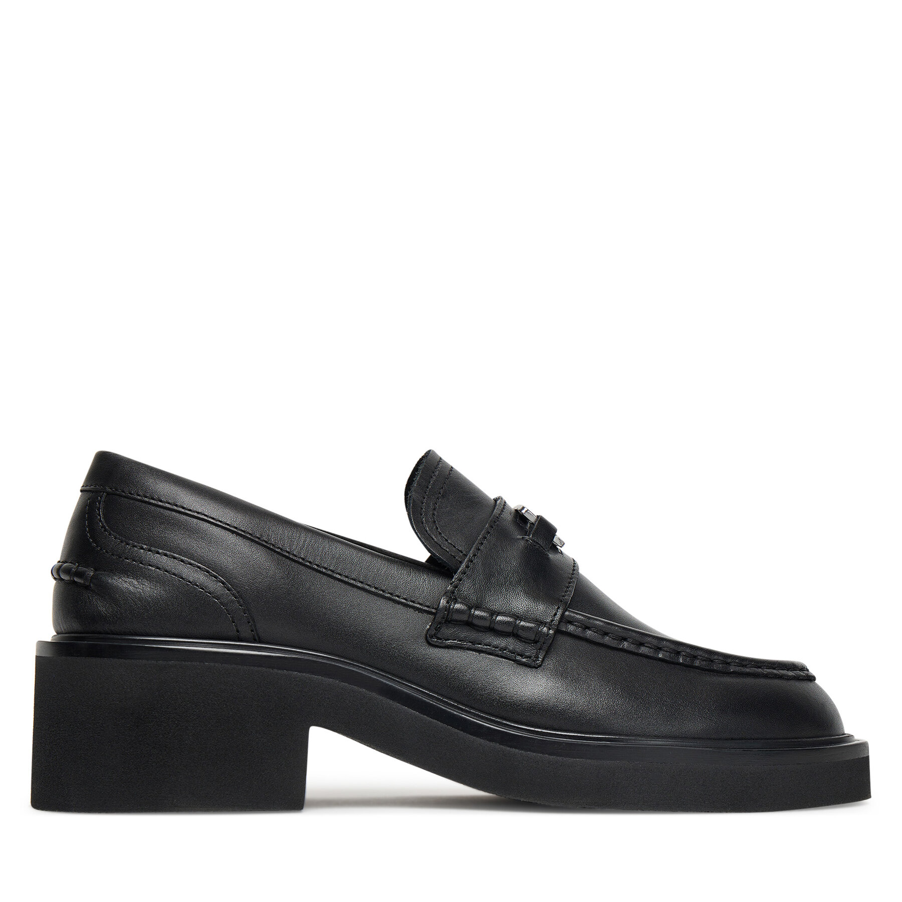 лоуфъри с дебела подметка Tommy Jeans Tjw Chunky Loafer EN0EN02789 Черен