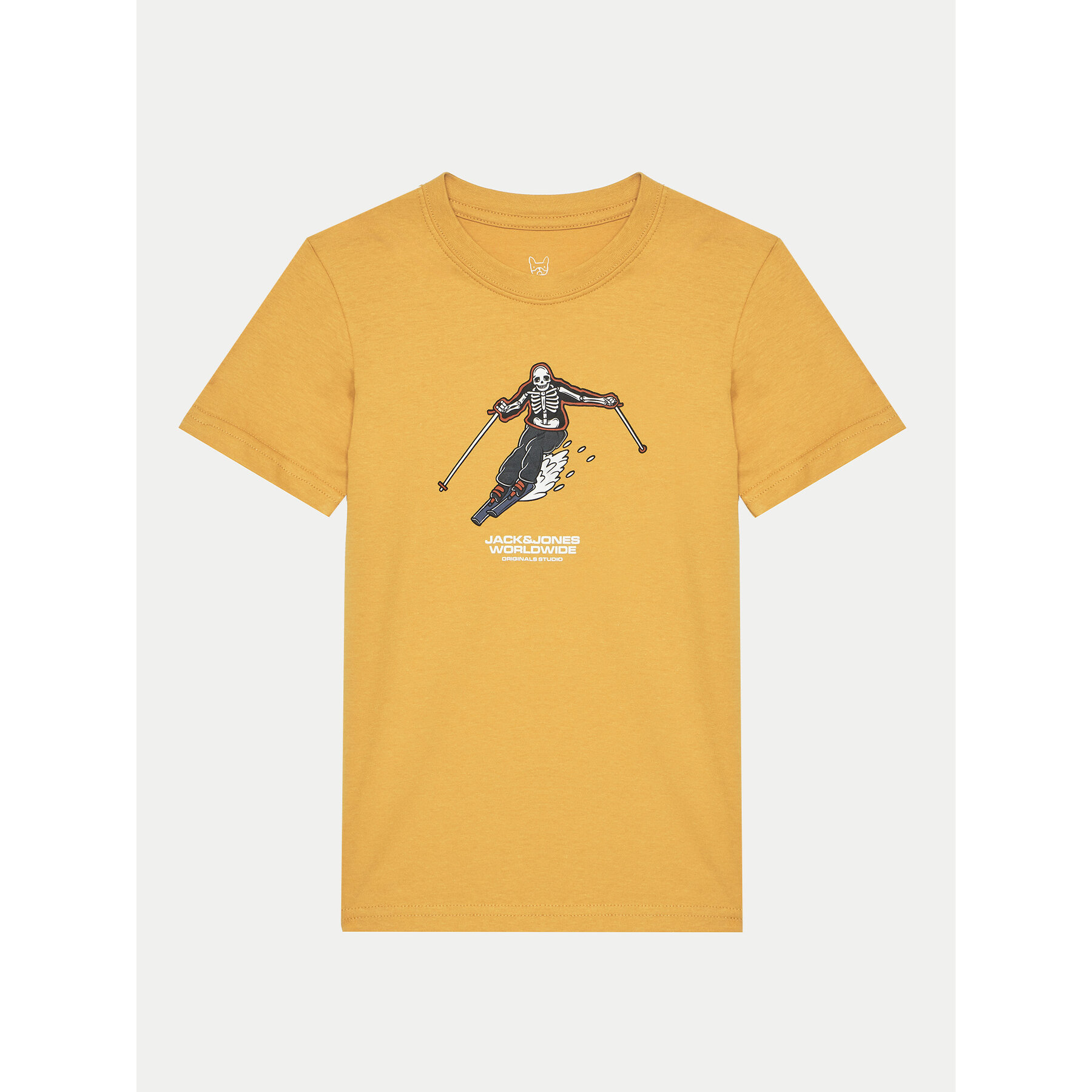 Jack&Jones Junior Jack&Jones Junior T-Shirt Eight Skull 12267395 Καφέ Standard Fit