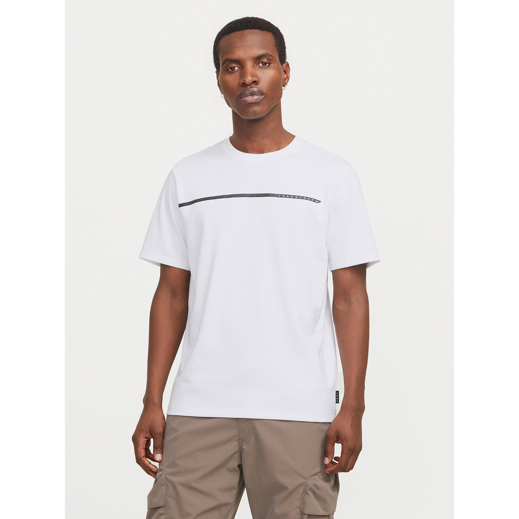 Jack & Jones T-shirt Fusion 12273120 Bianco Regular Fit