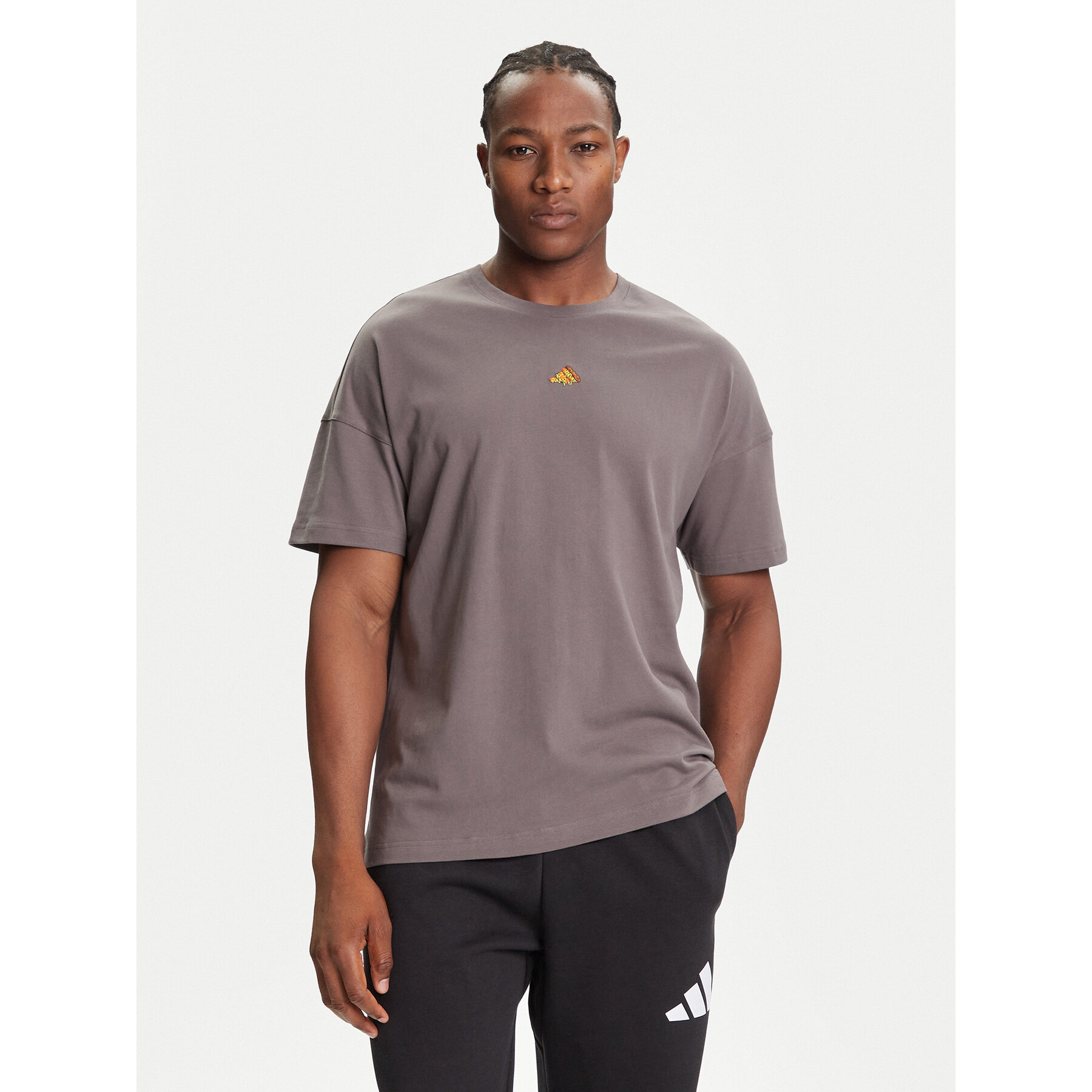 adidas Majica Fortnite Graphic JV7965 Siva Loose Fit