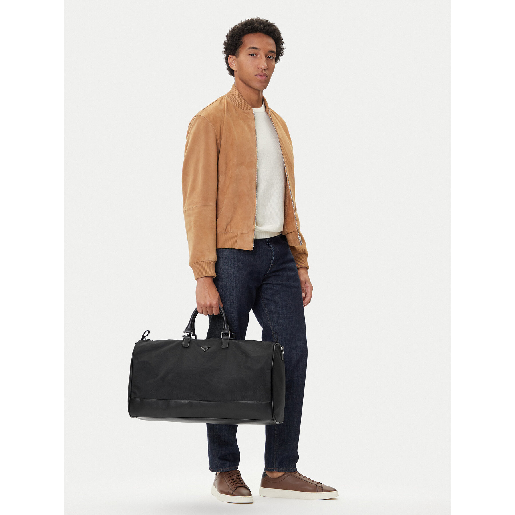 Τσάντα Σαββατοκύριακου Guess TMIBNY P5335 Μαύρο