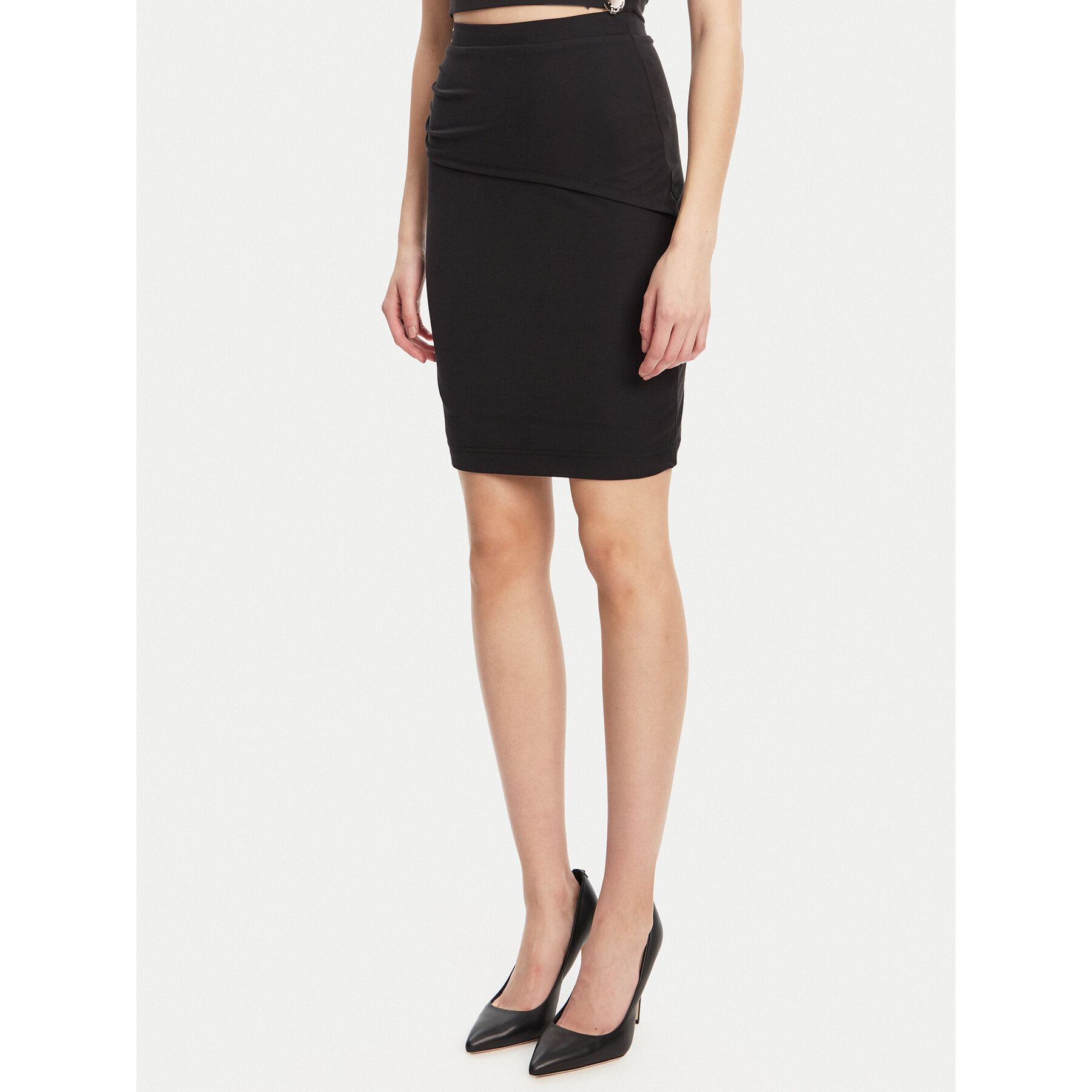 Guess Minirock W5YD64 KAQL2 Schwarz Regular Fit