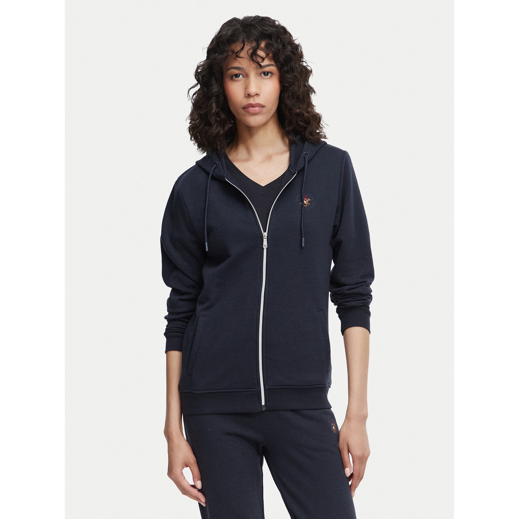 Beverly Hills Polo Club Sweatshirt P-SS26W-F546540 Dunkelblau Regular Fit