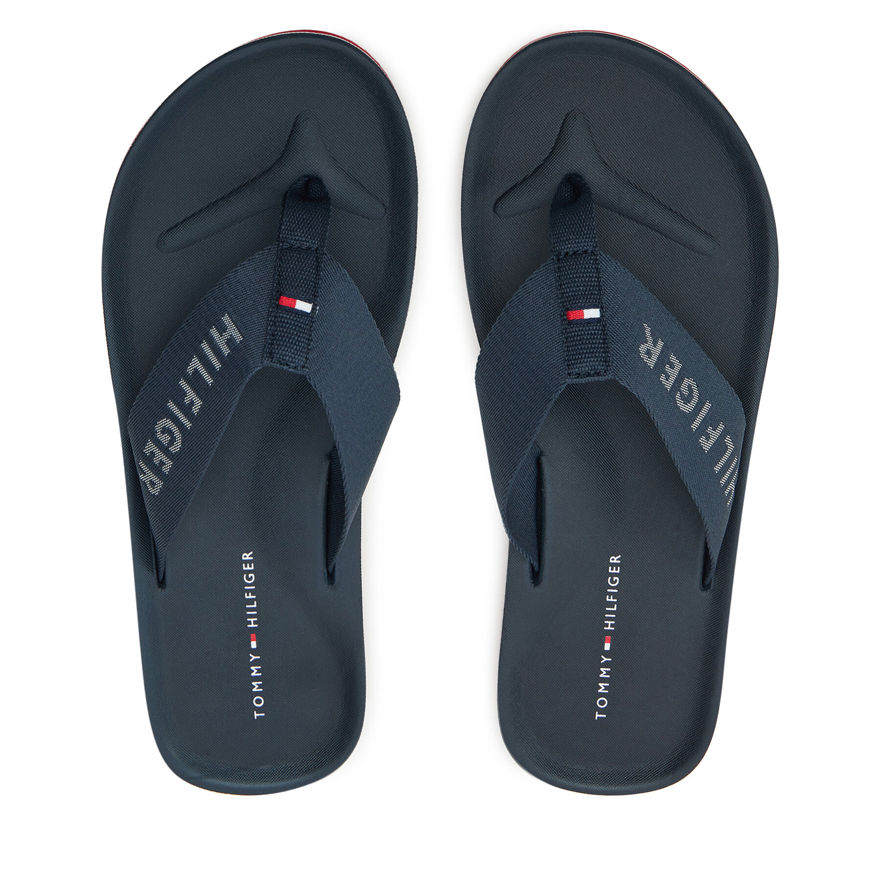 Tåsandaler Tommy Hilfiger Comfort Hilfiger Beach Sandal FM0FM05341 Mörkblå