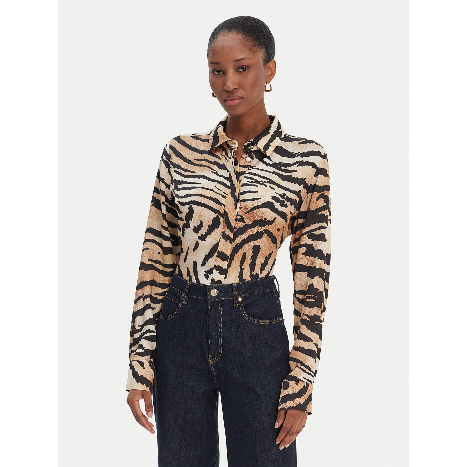 Marciano Guess Hemd 5GGH32 7298A Bunt Regular Fit