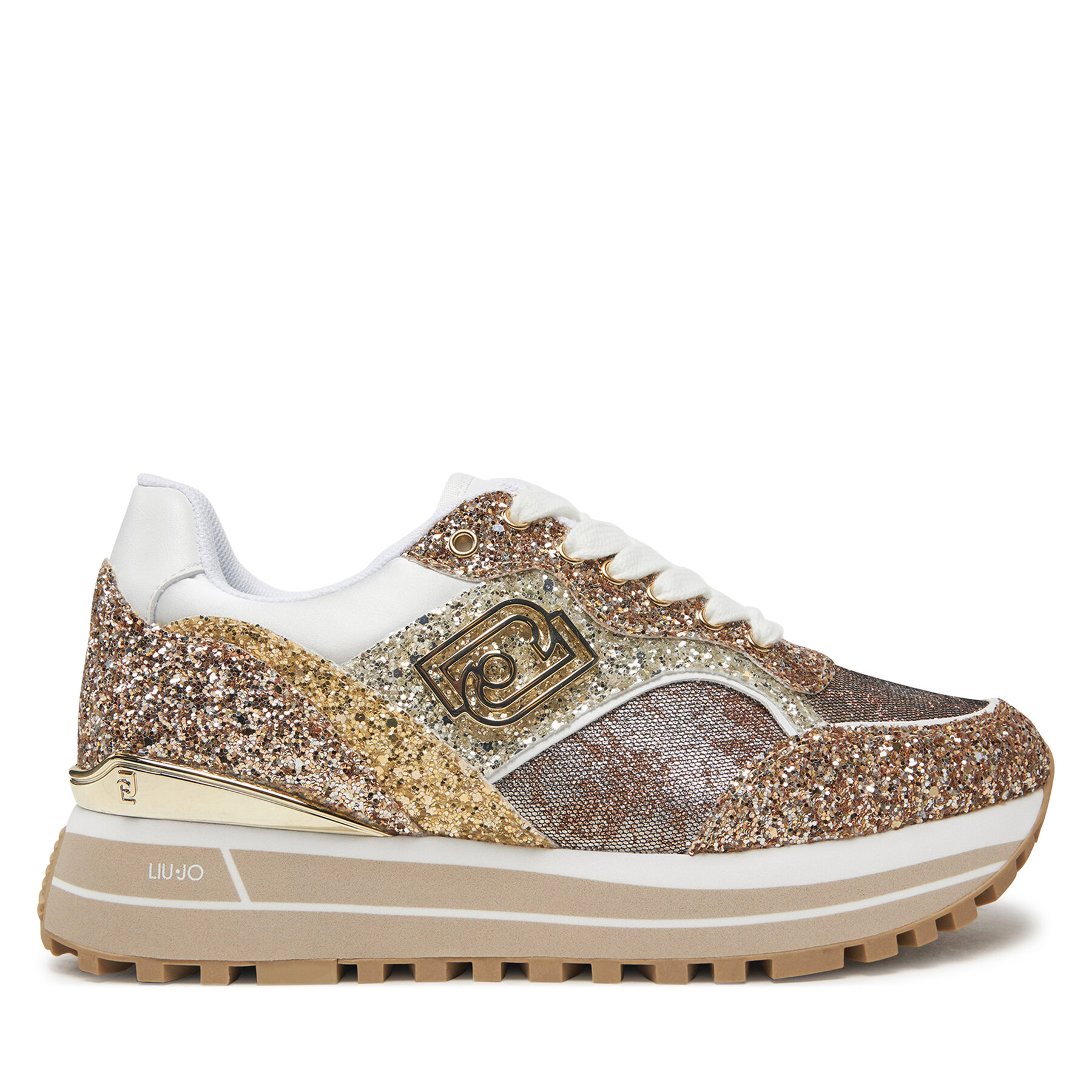 Sneakersy Liu Jo Maxi Wonder BA5015 TX007 Zlatá
