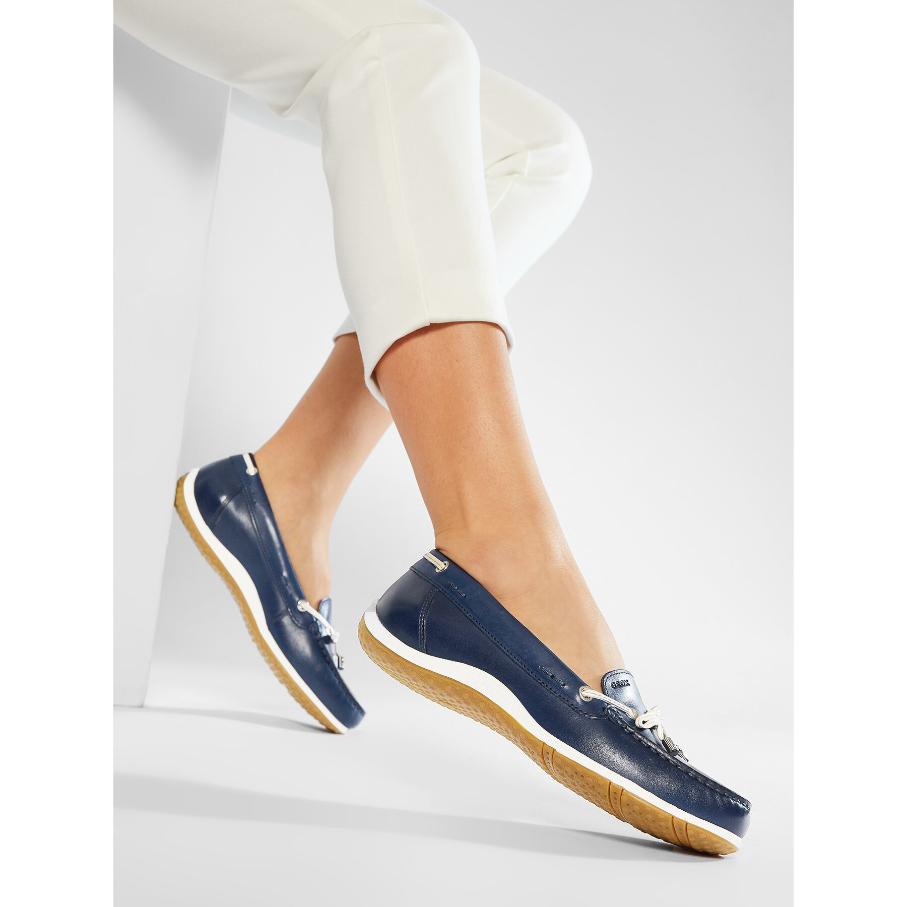 Mocasini Geox D Vega Moc B D92DNB 043BC C4EA5 Bleumarin