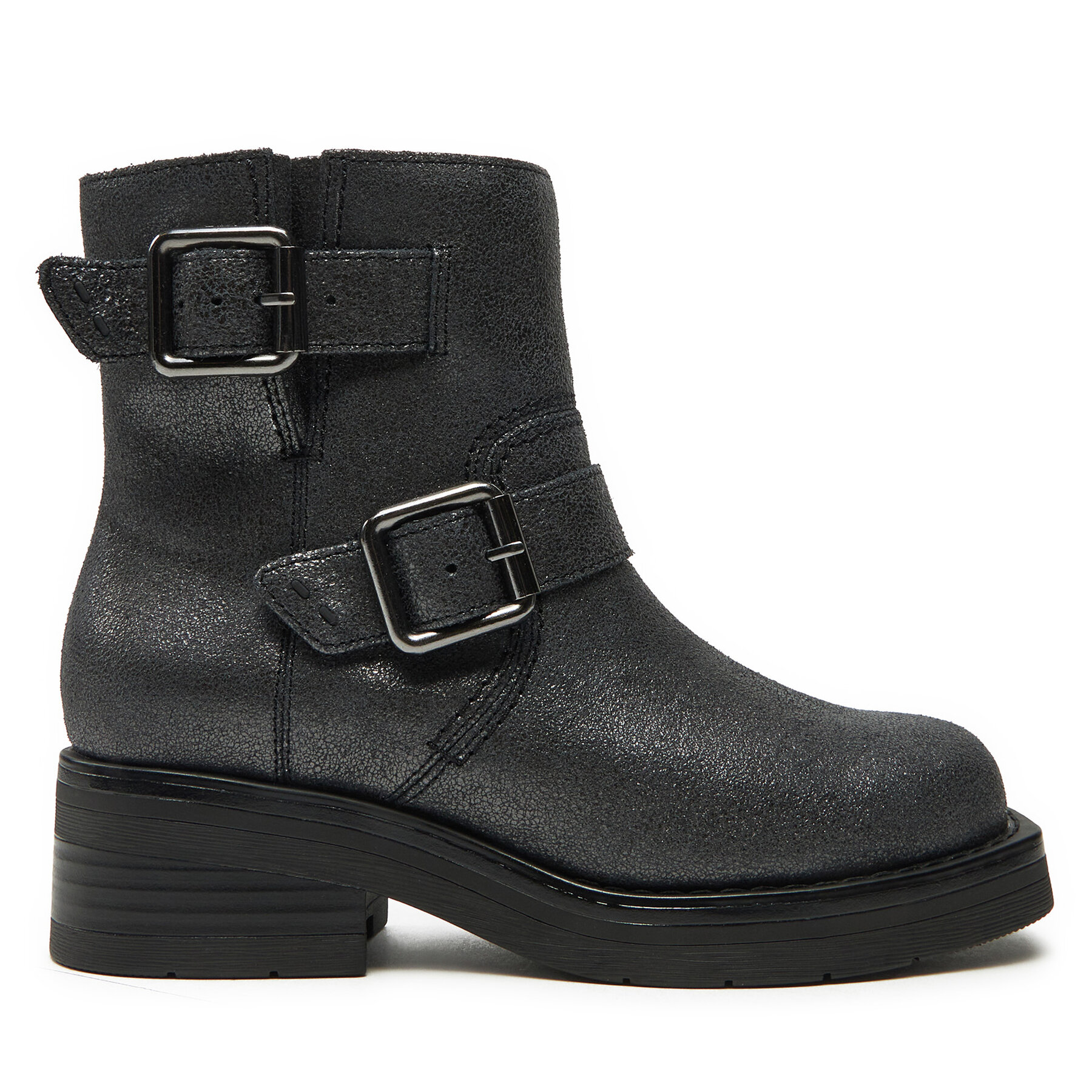 Bokacsizma Clarks Rebelle Buckle 26178889 Ezüst