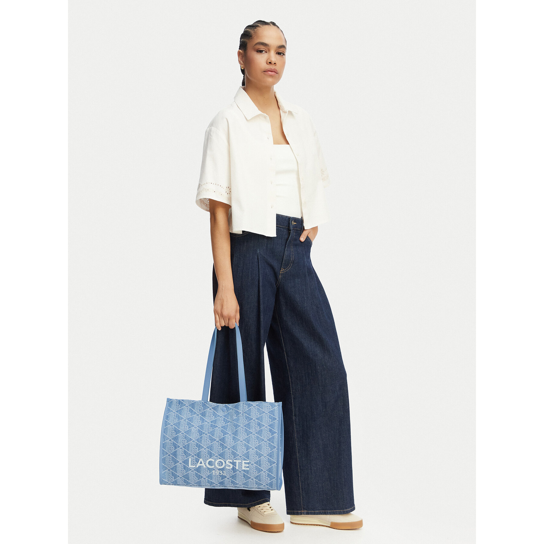 Ročna torba Lacoste NU5311HK Modra