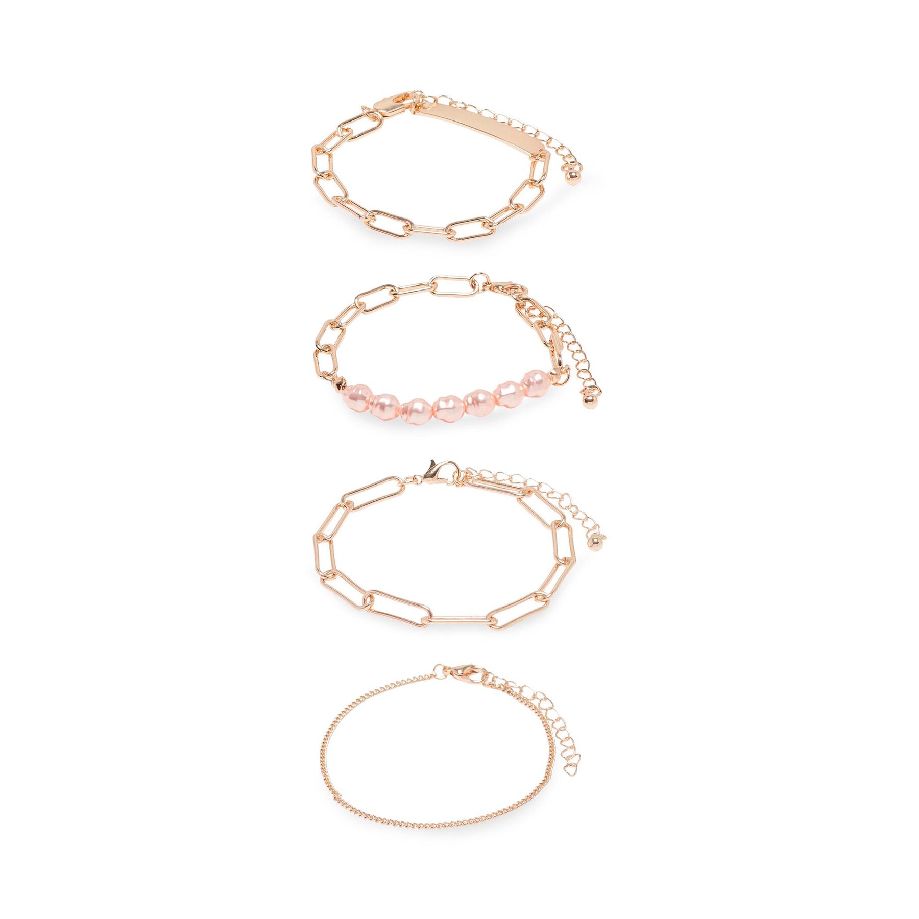 

Набір з 4 браслетів ONLY 15300934 Gold Colour 4293039, Золотий