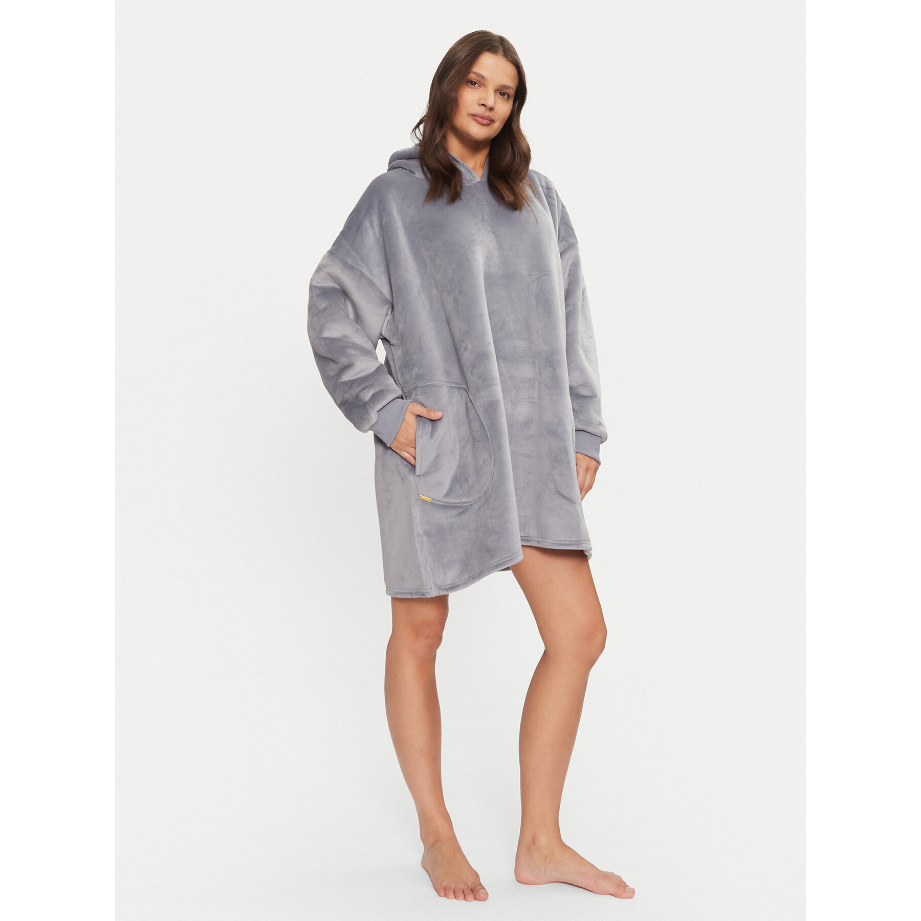 Selmark Pulóver PC095 Kék Oversize