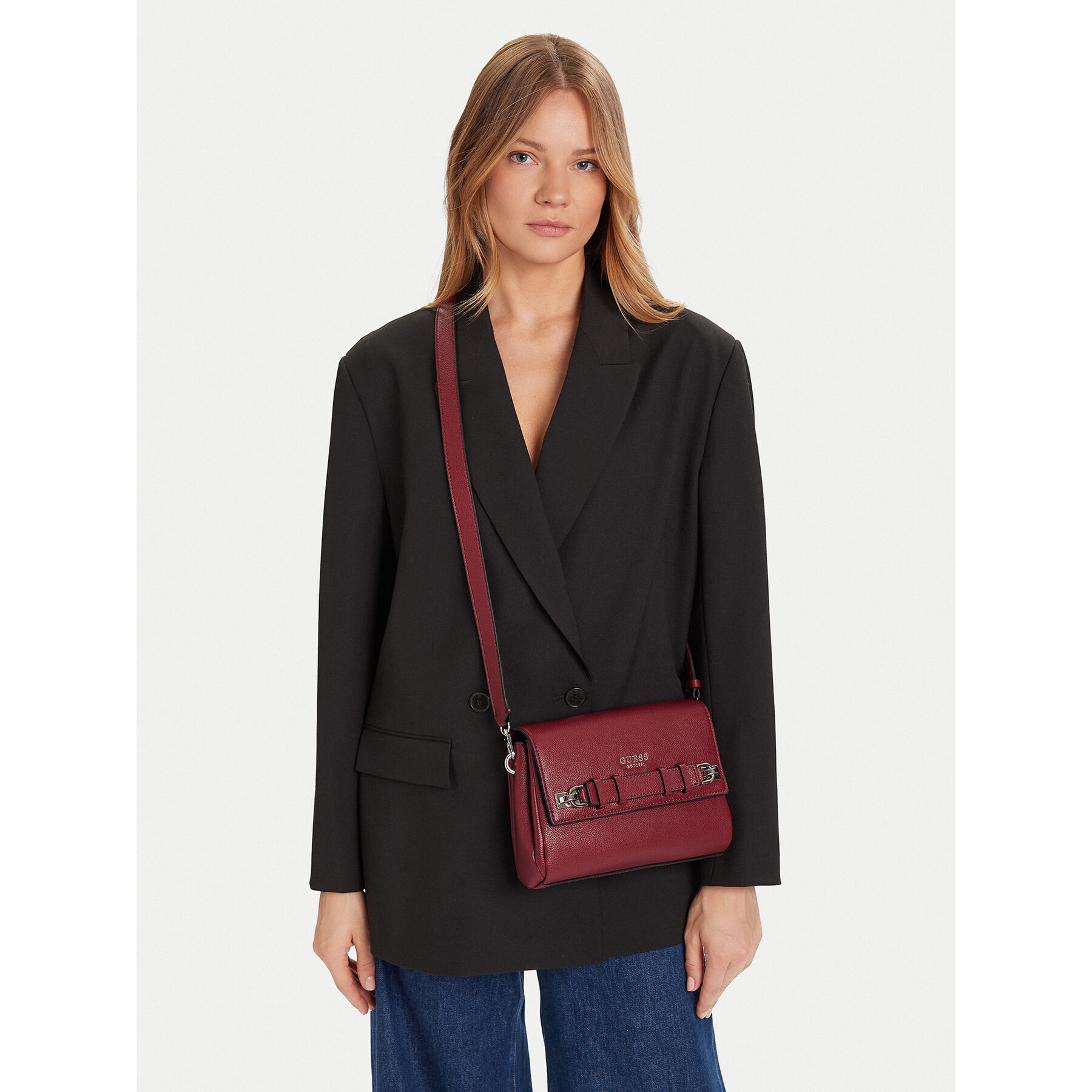 Дамска чанта Guess Gregoria HWBG85 46200 Червен