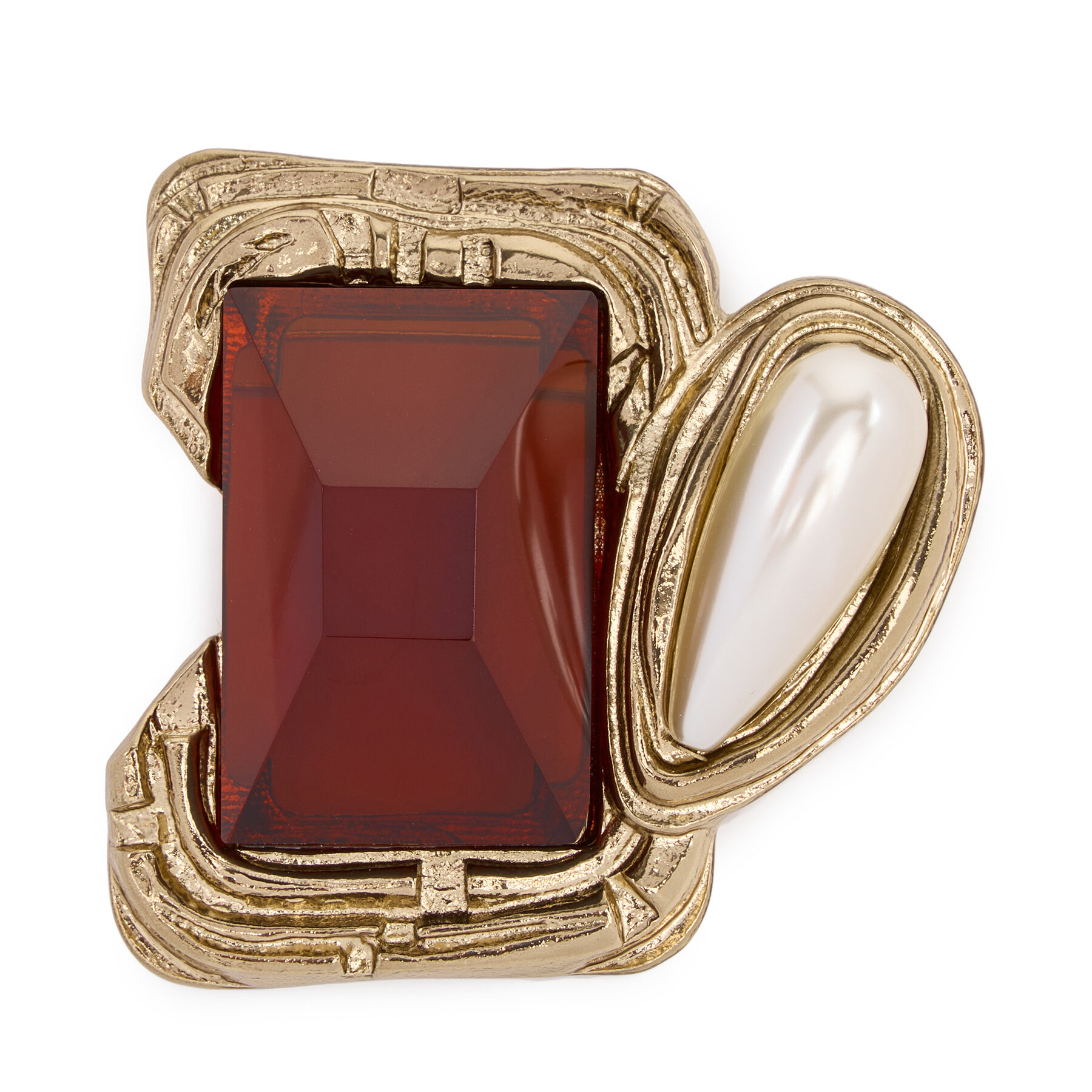 Brošňa Weekend Max Mara Large 2525756075650 Zlatá