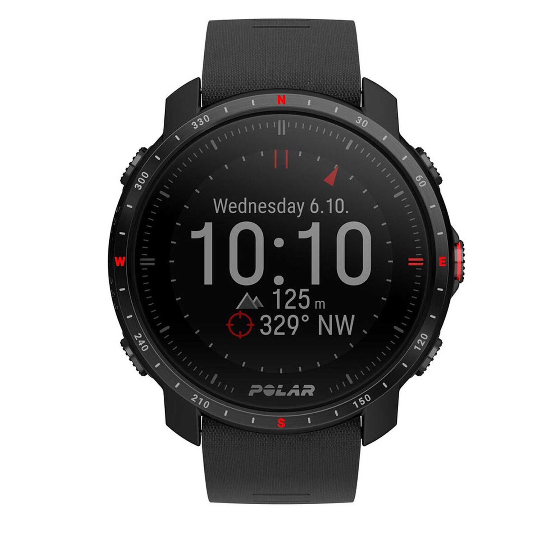 Smartwatch Polar Grit X Pro 90085773 M/L Black 90085773 imagine super redus 2022