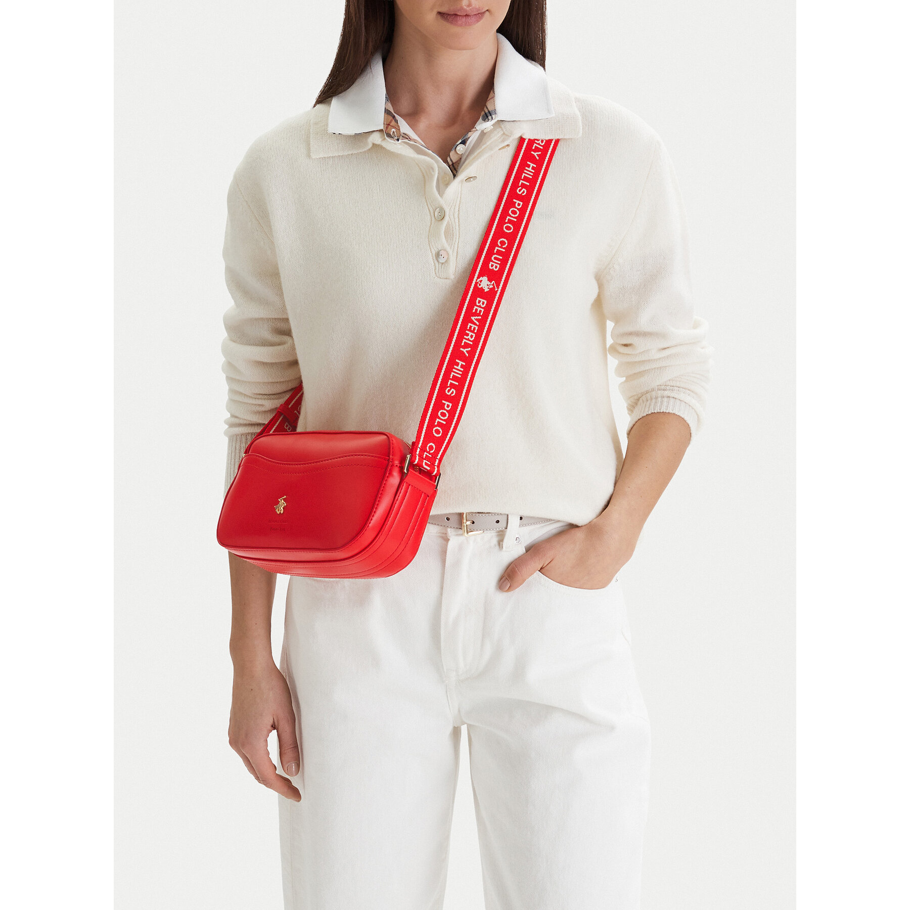 Дамска чанта Beverly Hills Polo Club CEO-BHPC-C-015-09 Червен