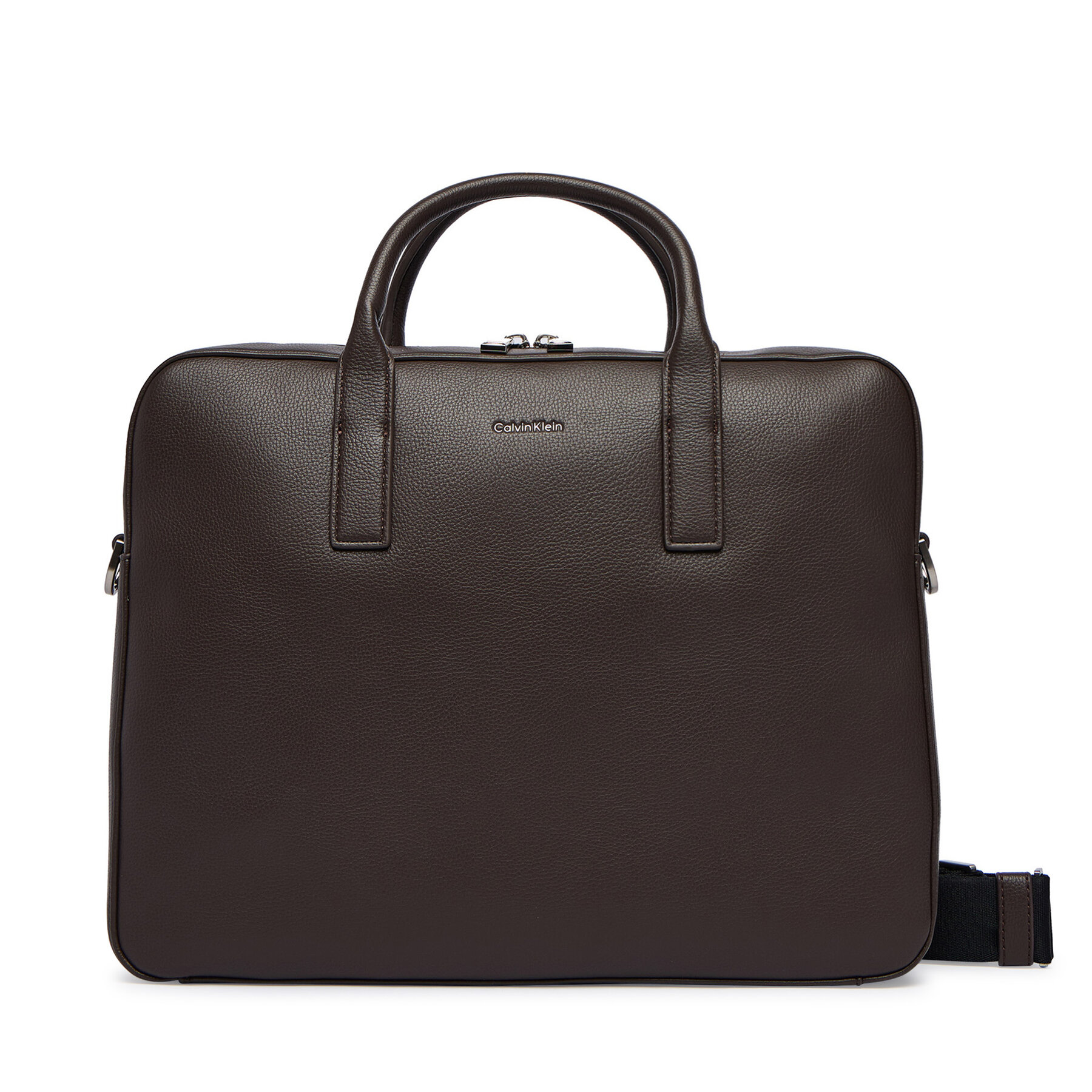 Чанта за лаптоп Calvin Klein Raised Commuter LV04D3157G Кафяв