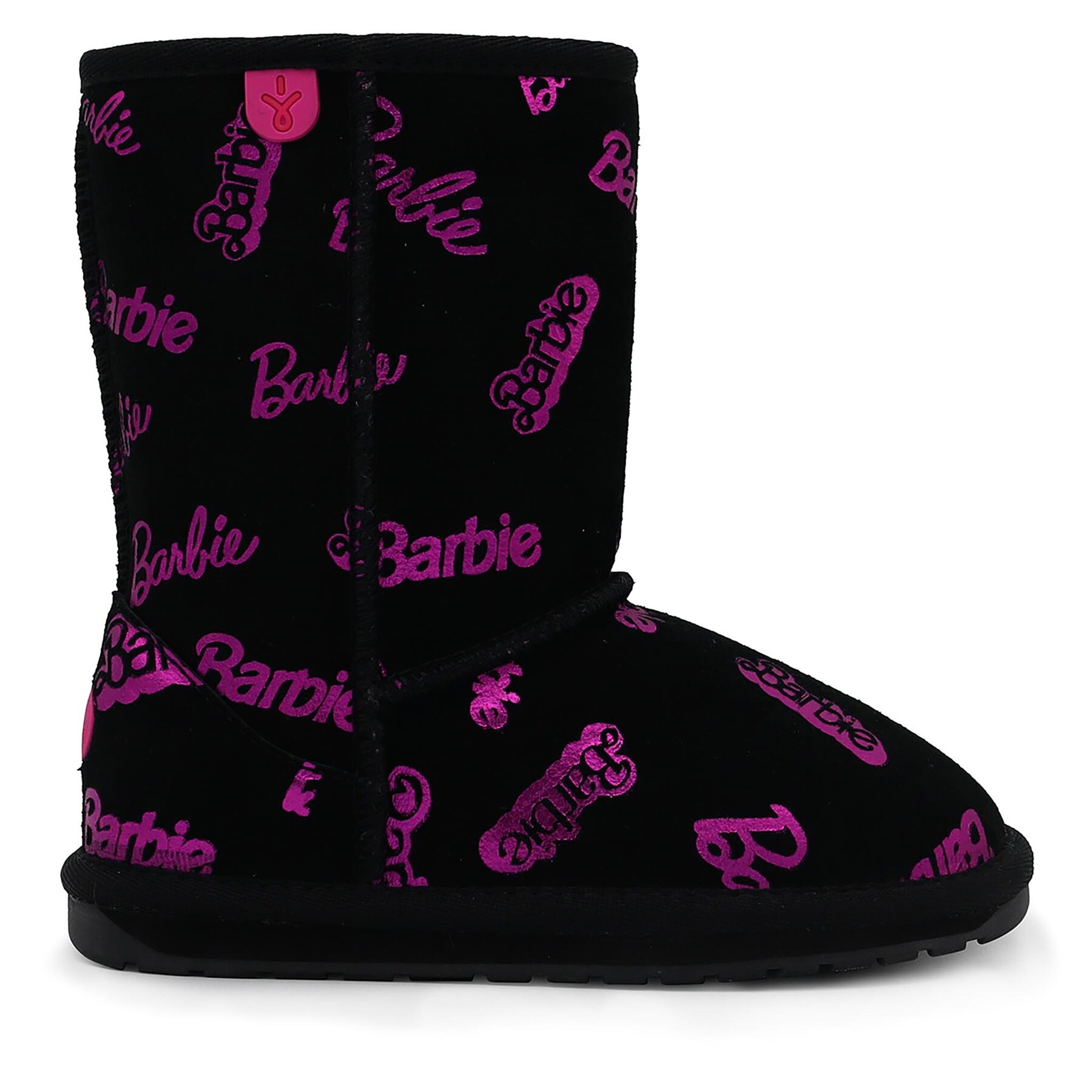 Stivali da neve EMU Australia Barbie Wallaby Print Lo K12904 Nero