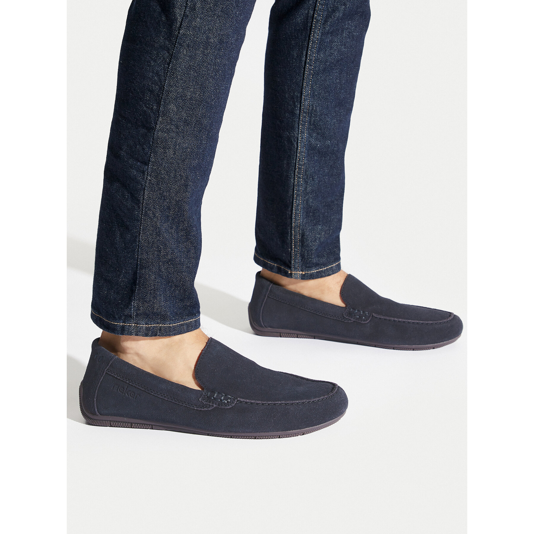 Mocasini Rieker 09557-14 Bleumarin
