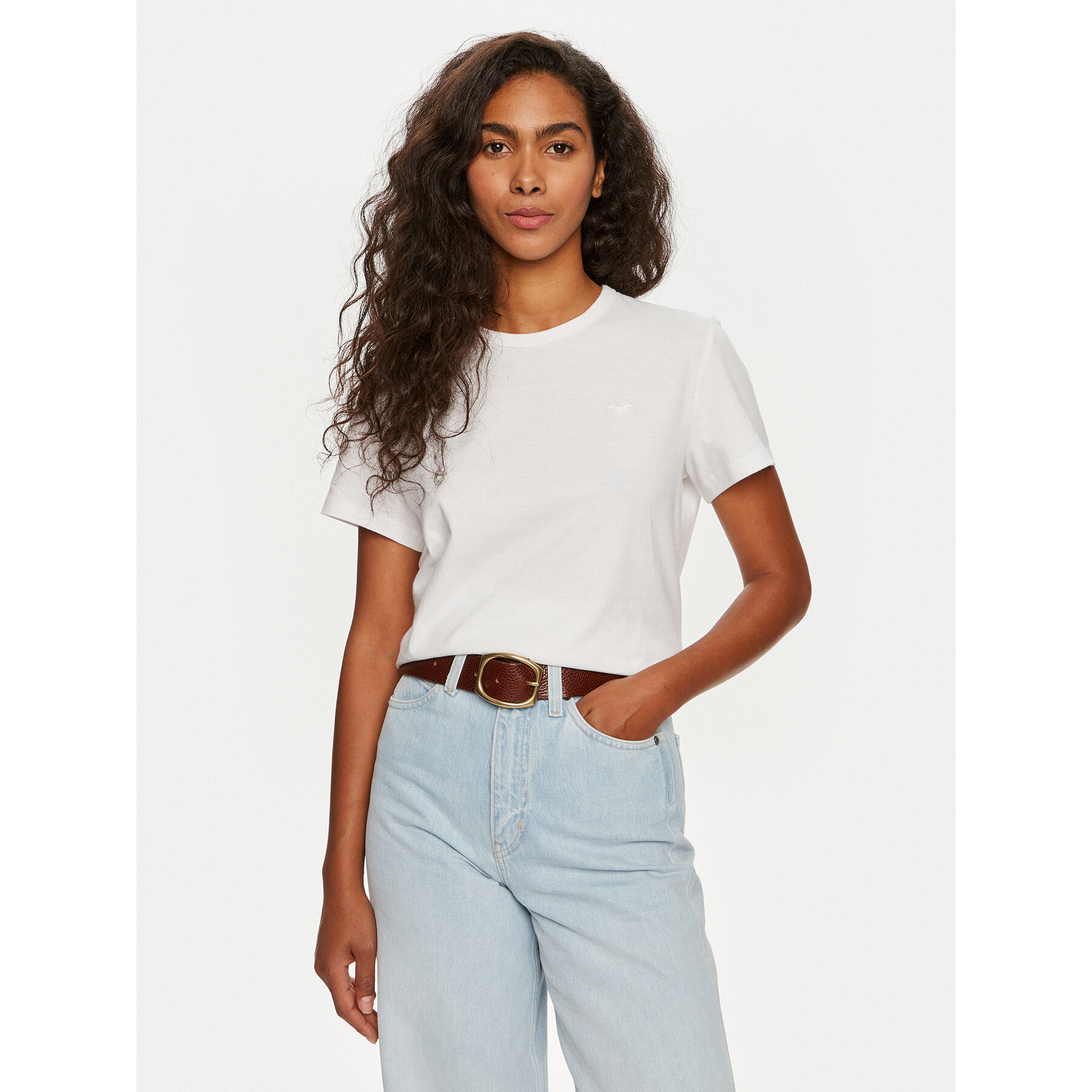 Mustang T-shirt Ada 1013929 Bianco Regular Fit