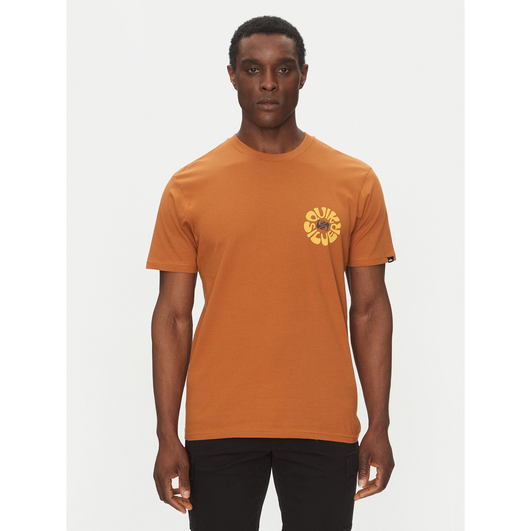 Quiksilver T-shirt EQYZT08036 Marrone Regular Fit