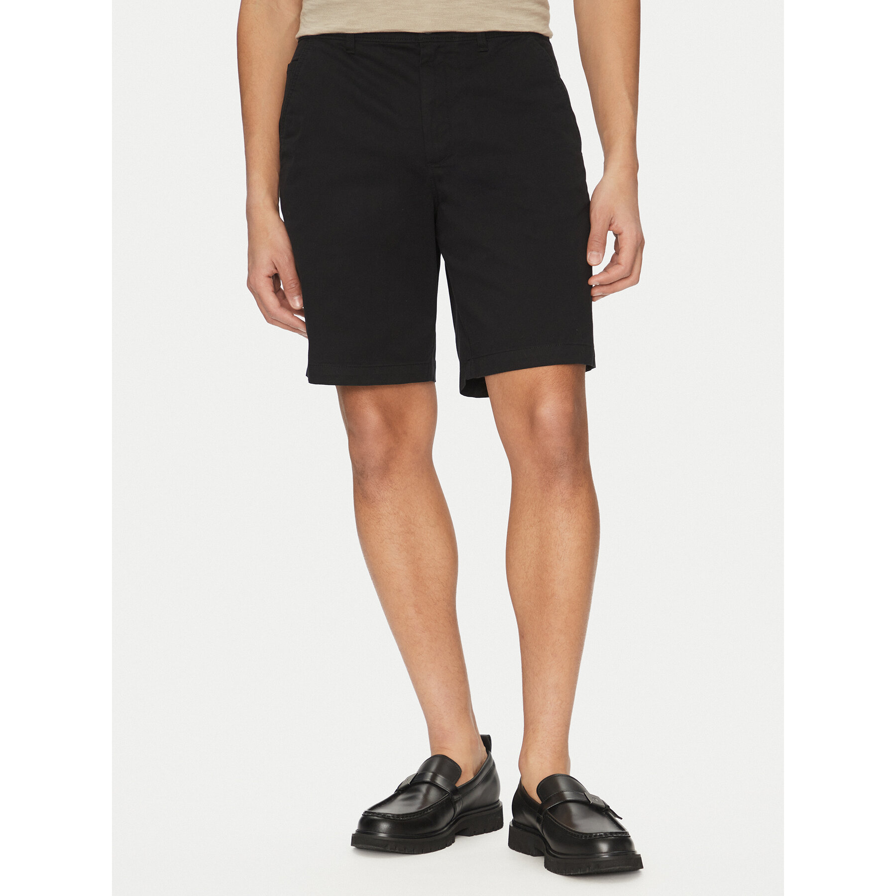 Calvin Klein Jeans Stoffshorts LV040EM618 Schwarz Regular Fit