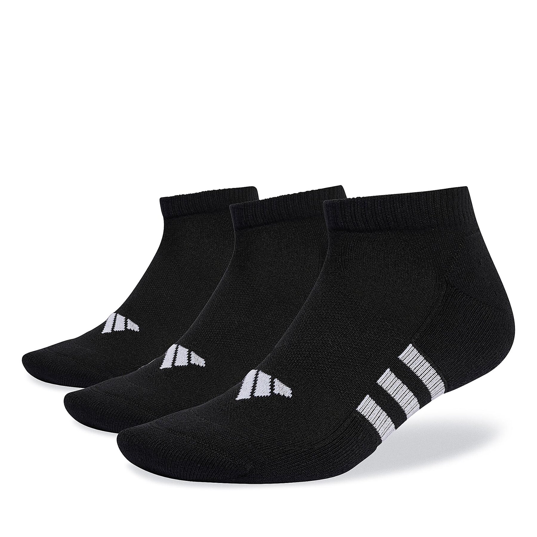 

Короткі шкарпетки unisex adidas Performance Cushioned Low Socks 3 Pairs IC9518 black/black/black, Чорний
